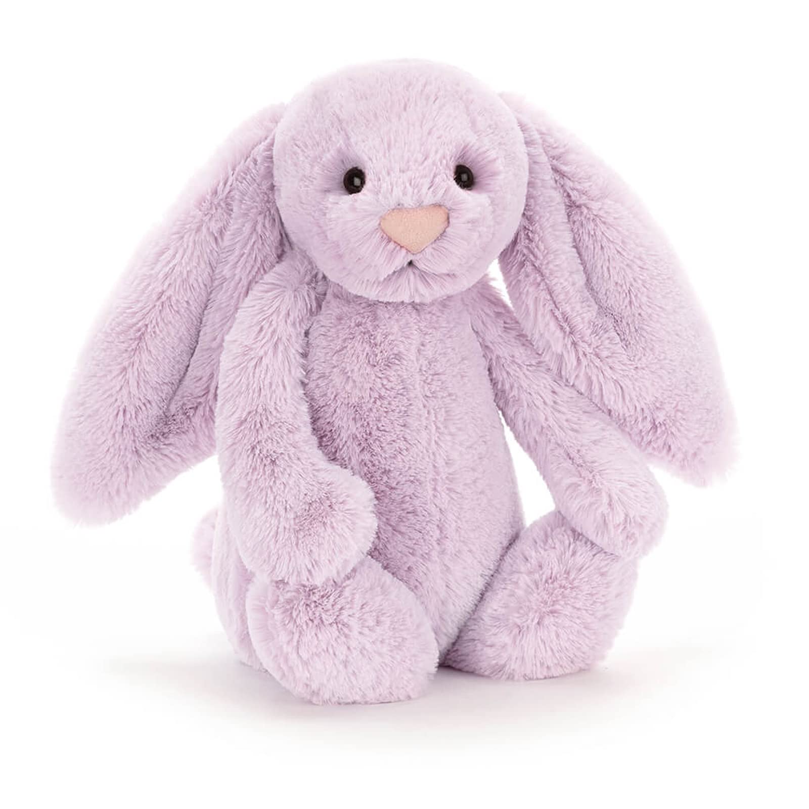 Jellycat Bashful Lilac Bunny Stuffed Animal, Medium 12 inches - Rabbit and Bunny Plush Toy - Classic Children's Gift