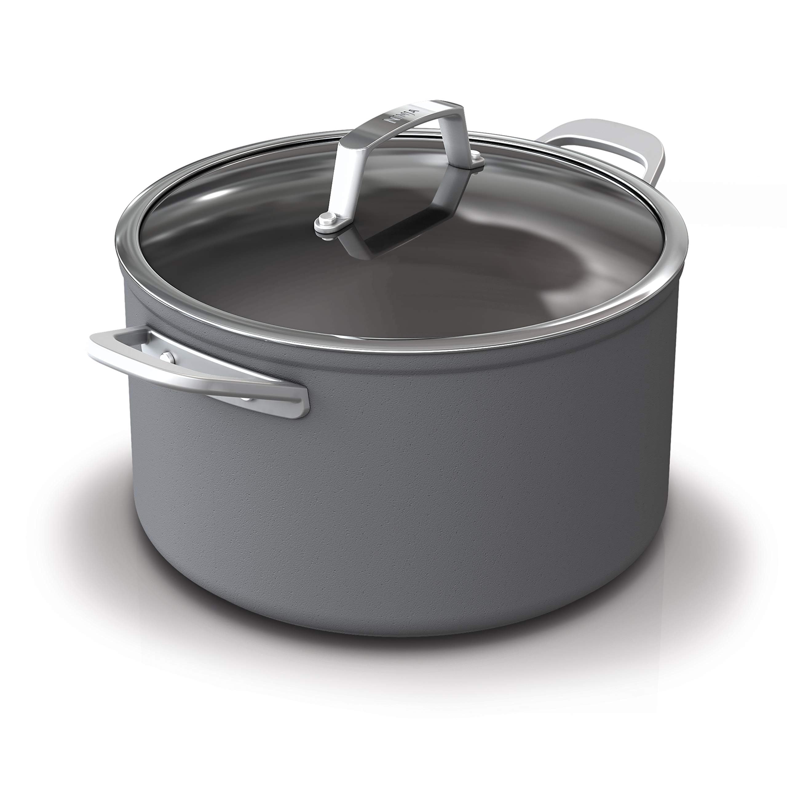 Ninja Cookware, Ninja NeverStick Premium, 16-Piece Pots and Pans Set, Non Stick Frying Pans, Kitchen Essentials, Stock Pot, Sauce Pan, Glass Lids, Saute Pan, All Stovetops, Black, C39900 - Image 16