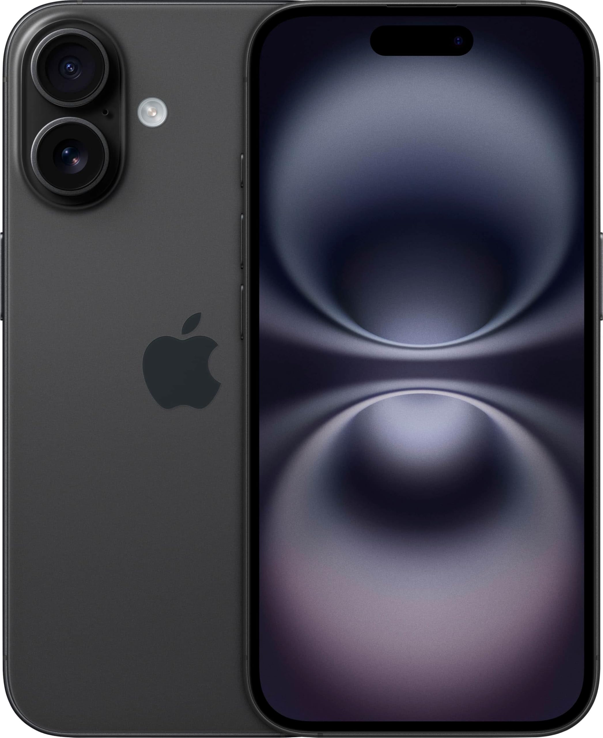 Apple iPhone 16, US Version, 128GB, Black - Unlocked (Renewed): Black 256GB