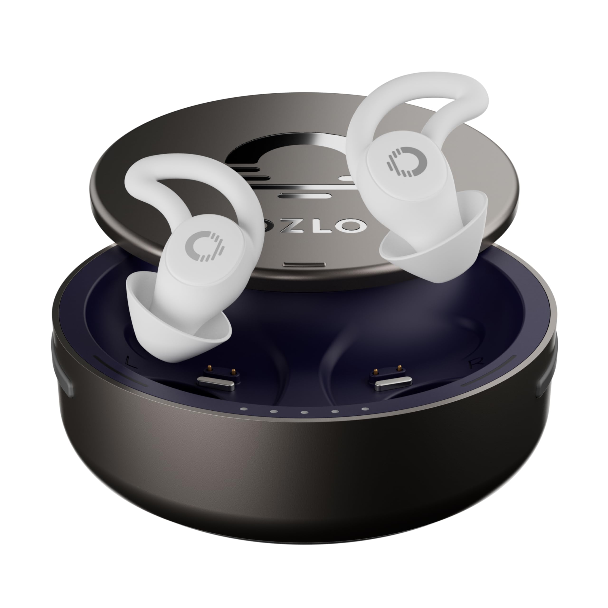 Ozlo Sleepbuds® | Comfortable Side Sleeper Headphones | Up to 10 Hours of Bluetooth LE Streaming | Science-Backed Sleep Sounds | Snore Blocking Comfortable Earbuds