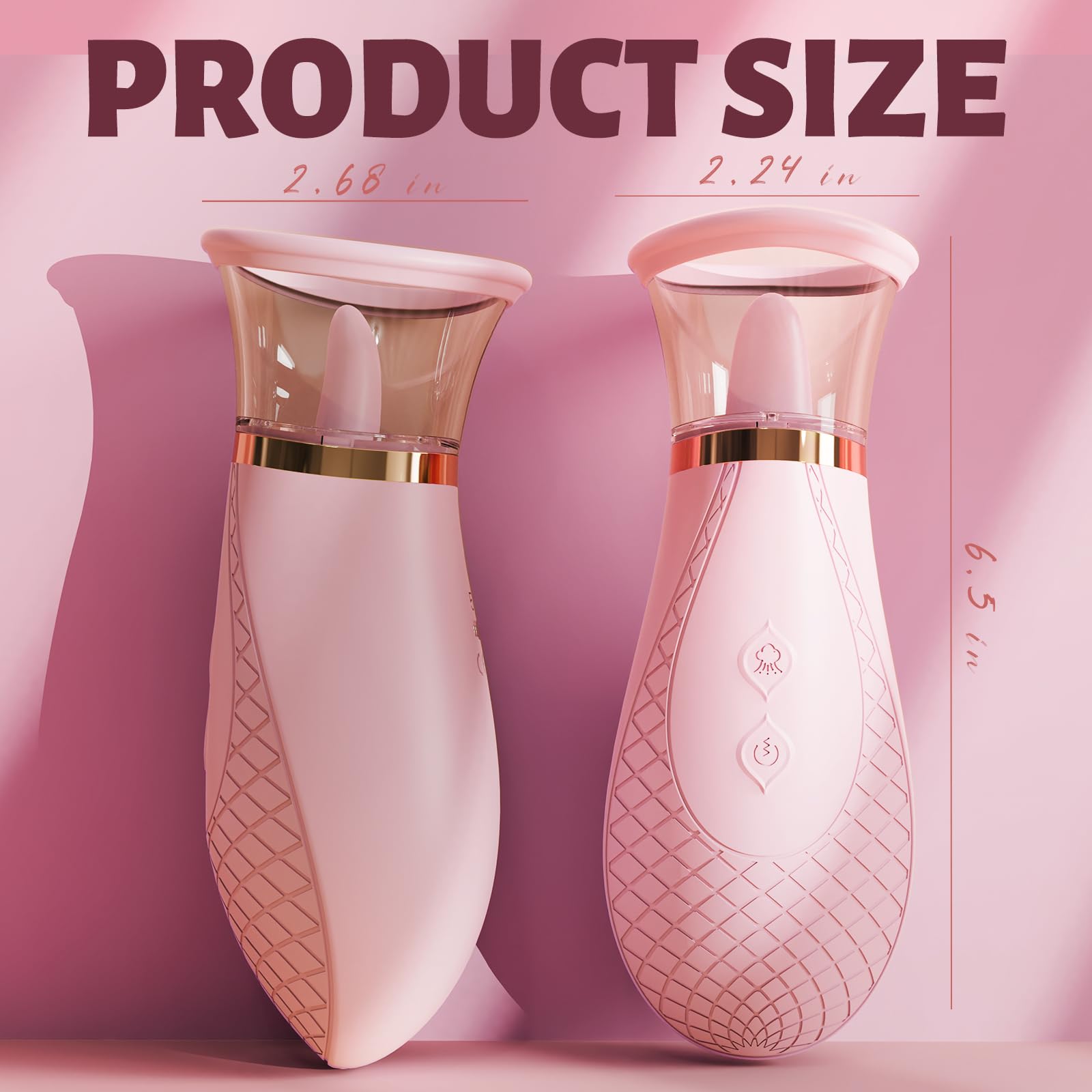 Jesbenna Clitoral Sucking Vibrator Sex Toys, 3 Sucking 9 Licking Modes Nipples Clit Sucker for Quick Orgasm, Tongue Vibrators Adult Toys for Women Couples,  (S337) thumbnail 5