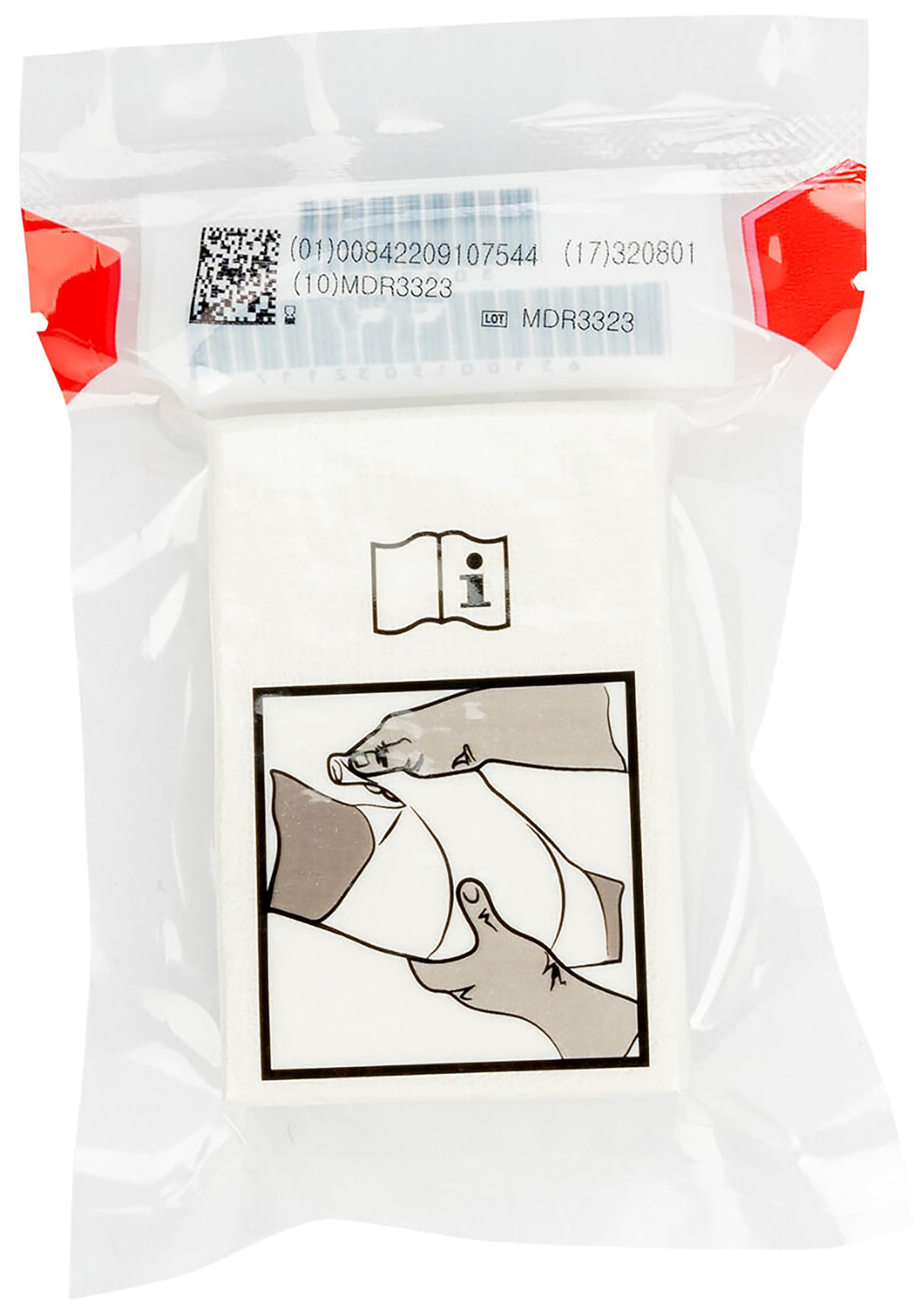 North American Rescue Compressed Gauze (Rolled) NAR Compact Crinkle Cotton Gauze Compression Bandage for Wounds, Injuries (30-0052)