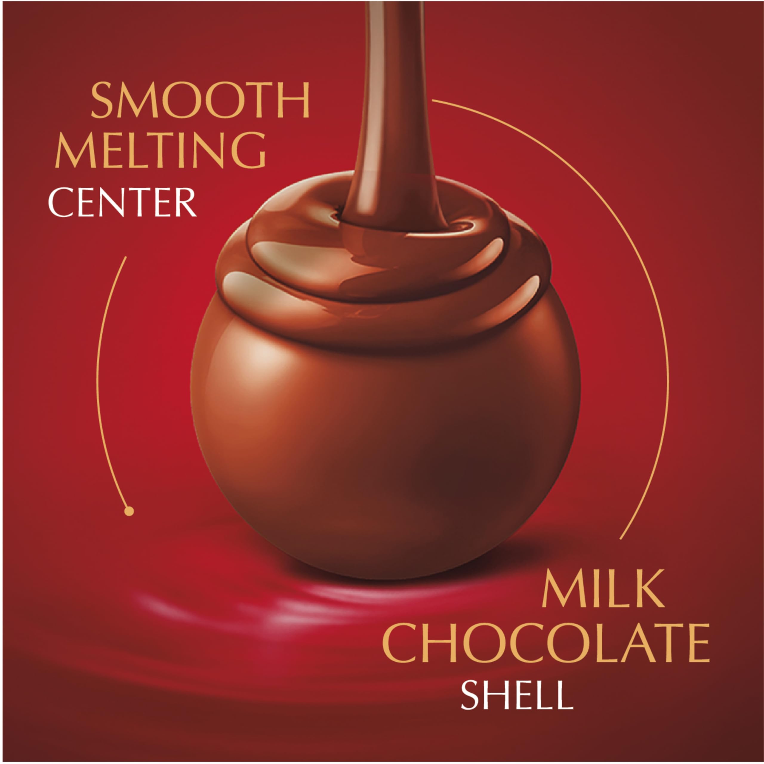 Lindt LINDOR Milk Chocolate Candy Truffles Traditions Gift Box, Milk Chocolate Candy with Smooth, Melting Truffle Center, 6.8 oz.: 50.8 Ounce (Pack of 1) 50.8-oz