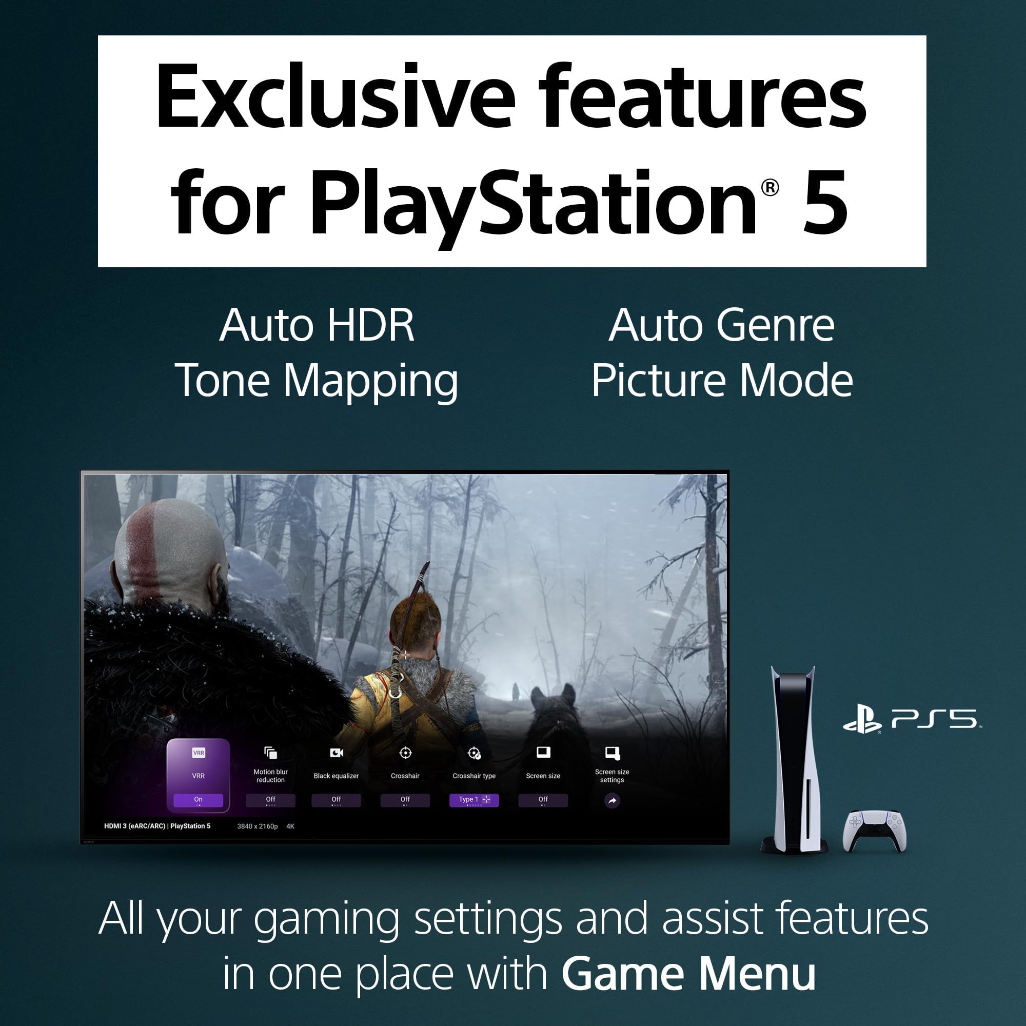 Sony 75 Inch 4K Ultra HD TV X80K Series: LED Smart Google TV with Dolby Vision HDR KD75X80K- Latest Model, Black: 85 TV Only