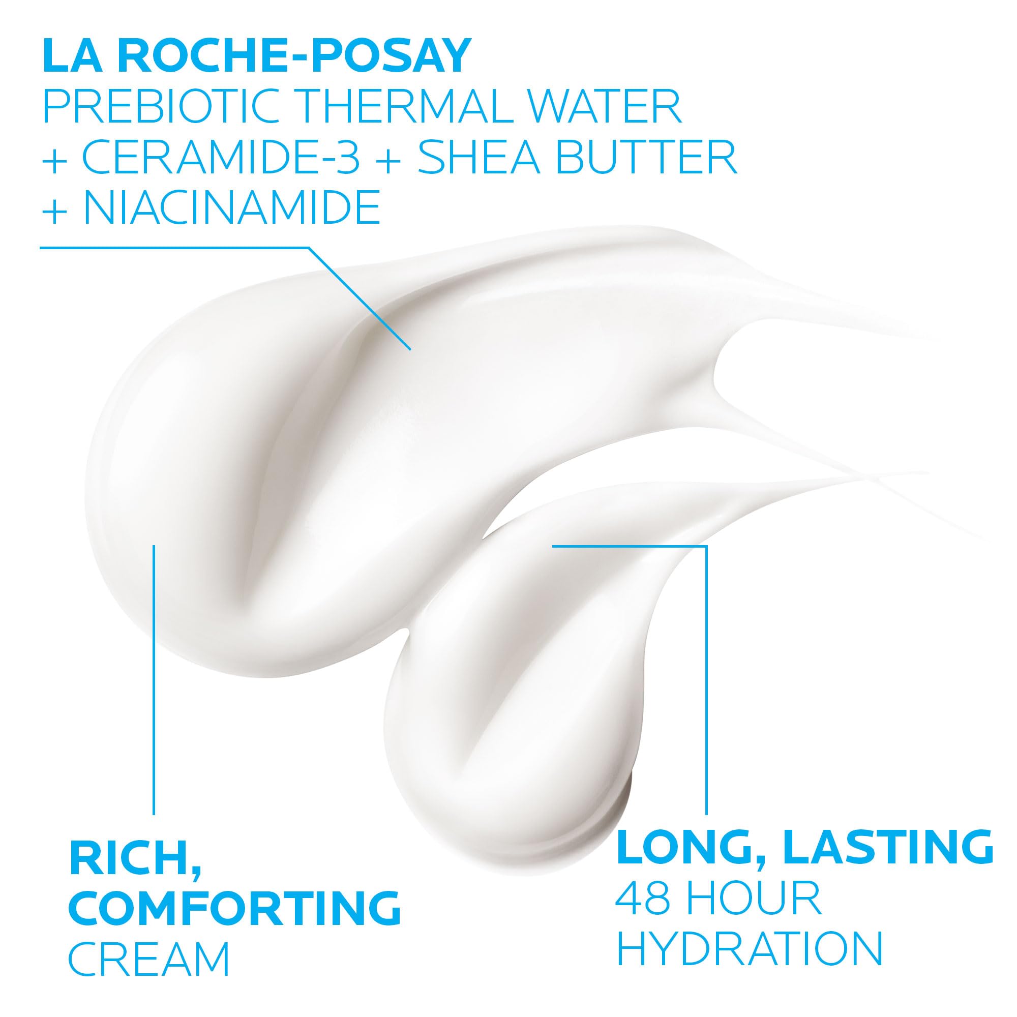 La Roche-Posay Lipikar AP+ Triple Repair Moisturizing Cream | Face & Body Lotion For Dry Skin | Shea Butter & Niacinamide Moisturizer | Gentle Face & Body Cream For Dry, Rough & Sensitive Skin: 6.7 Fl Oz (Pack of 1)