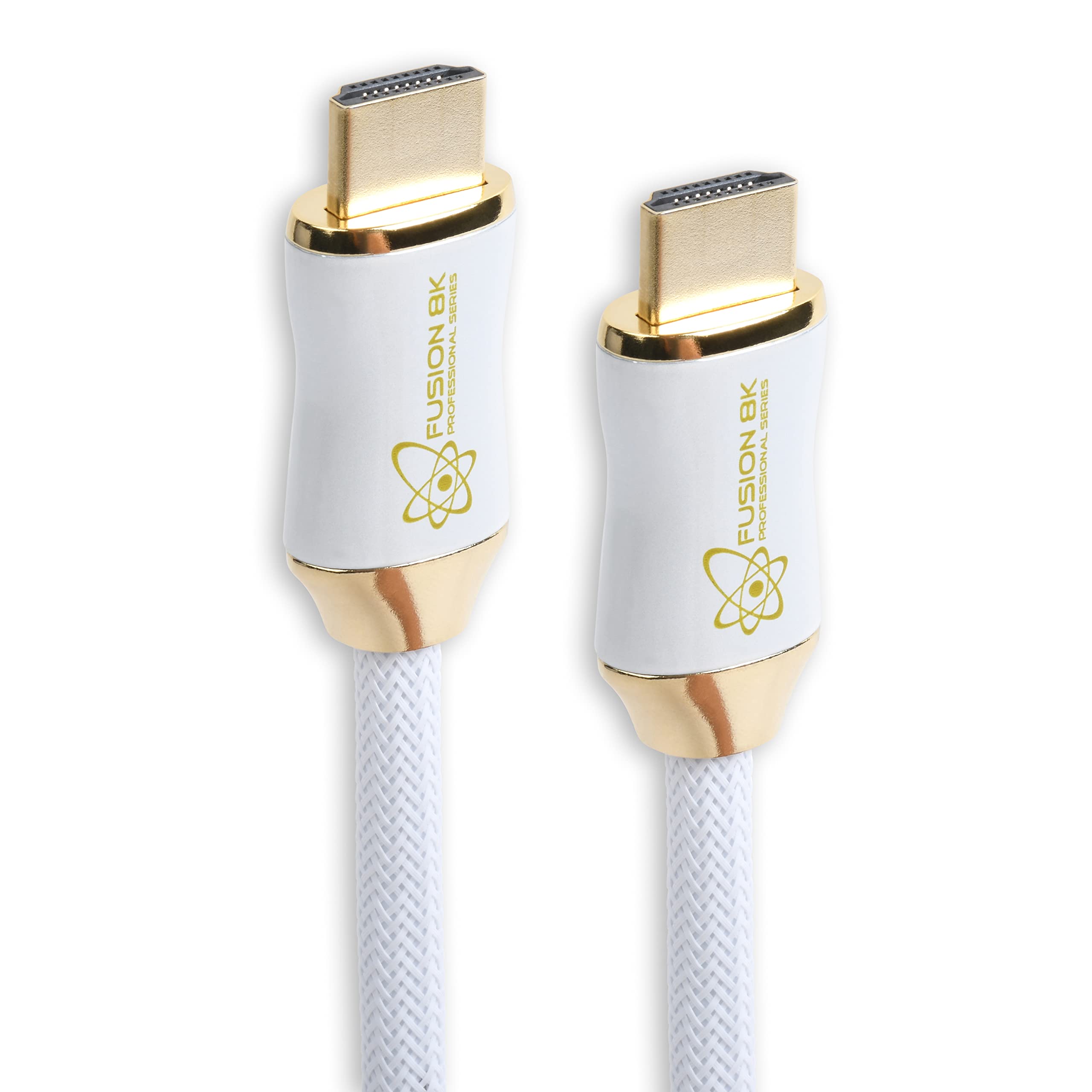 Fusion8K White HDR HDMI 2.1 Certified Cable Supports 10K 8K @60Hz and 4K @120Hz Compatible with Dolby Vision and All TVs, BluRay, Xbox Series X, PS5 (): 6 Feet