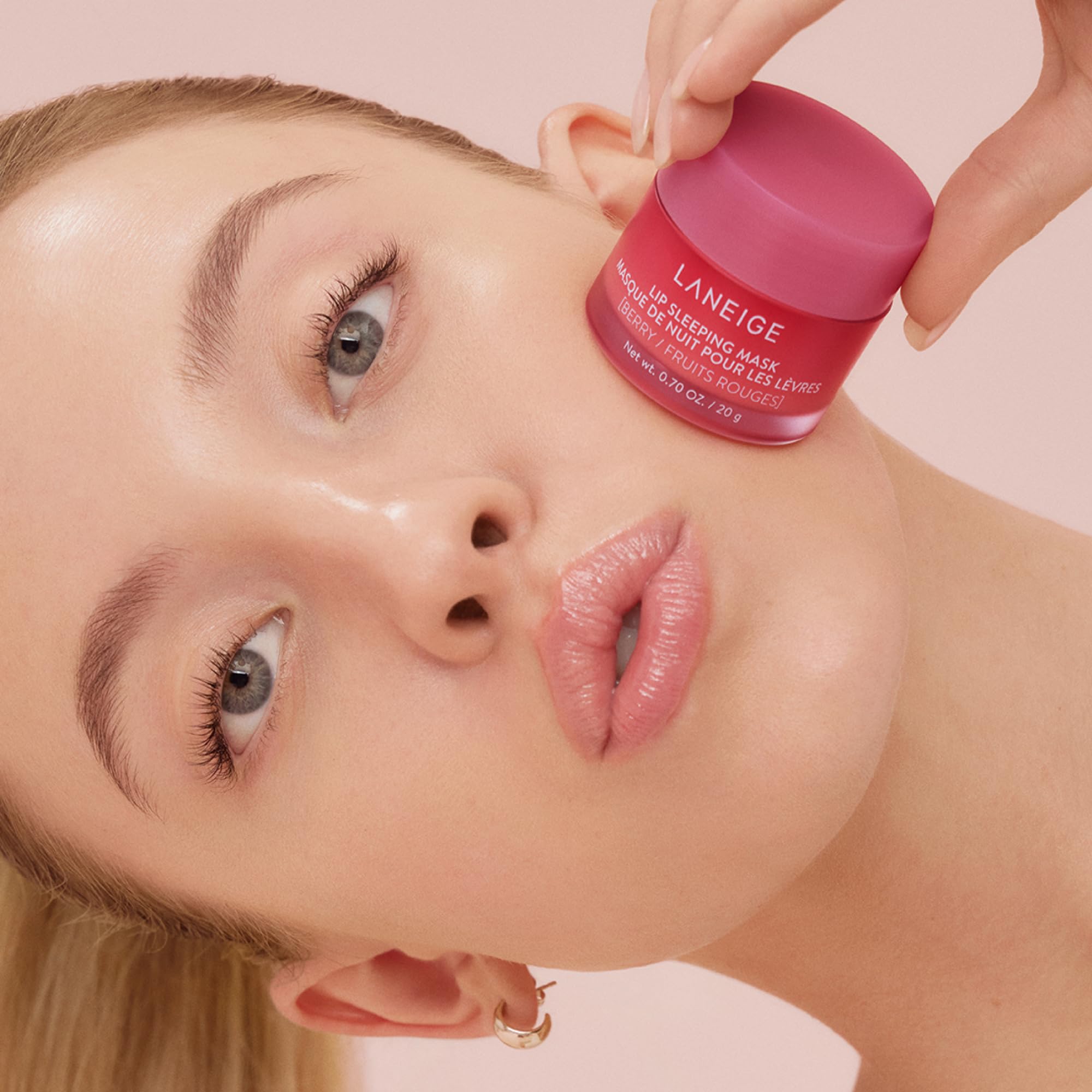LANEIGE Lip Sleeping Mask: Nourishing Overnight Lip Treatment with Vitamin C, Shea & Murumuru Butter for Hydrating Dry, Flaky Lips: Berry