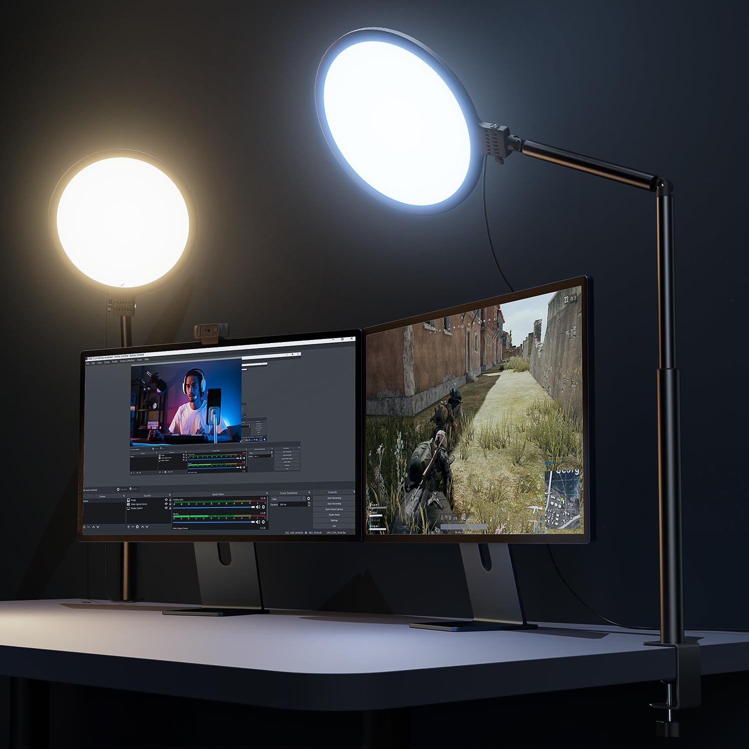 Weilisi 10.2" Desk Ring Light with Stand for Zoom Meetings, Ring Light for Desk with Clamp, 360° Rotate & Flexible Height Video Conference Light, Adjust Arm Desk Lamp Zoom Light for Home Office: Weilisi 10.2" Desk Ring Light with Stand for Zoom Meetings, Ring Light for Desk with Clamp, 360° Rotate & Flexible Height Video Conference Light, Adjust Arm Desk Lamp Zoom Light for Home Office