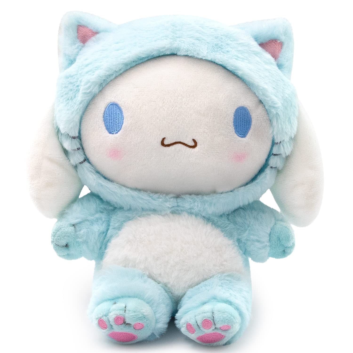 Cinnamoroll Plush Doll 8", Super Lovely Kitty My Melo Anime Plush Figure Toy, Perfect Cartoon Theme Party Favor for Girls Boys Children Fans Birthday Easter Gift, Blue - Image 1