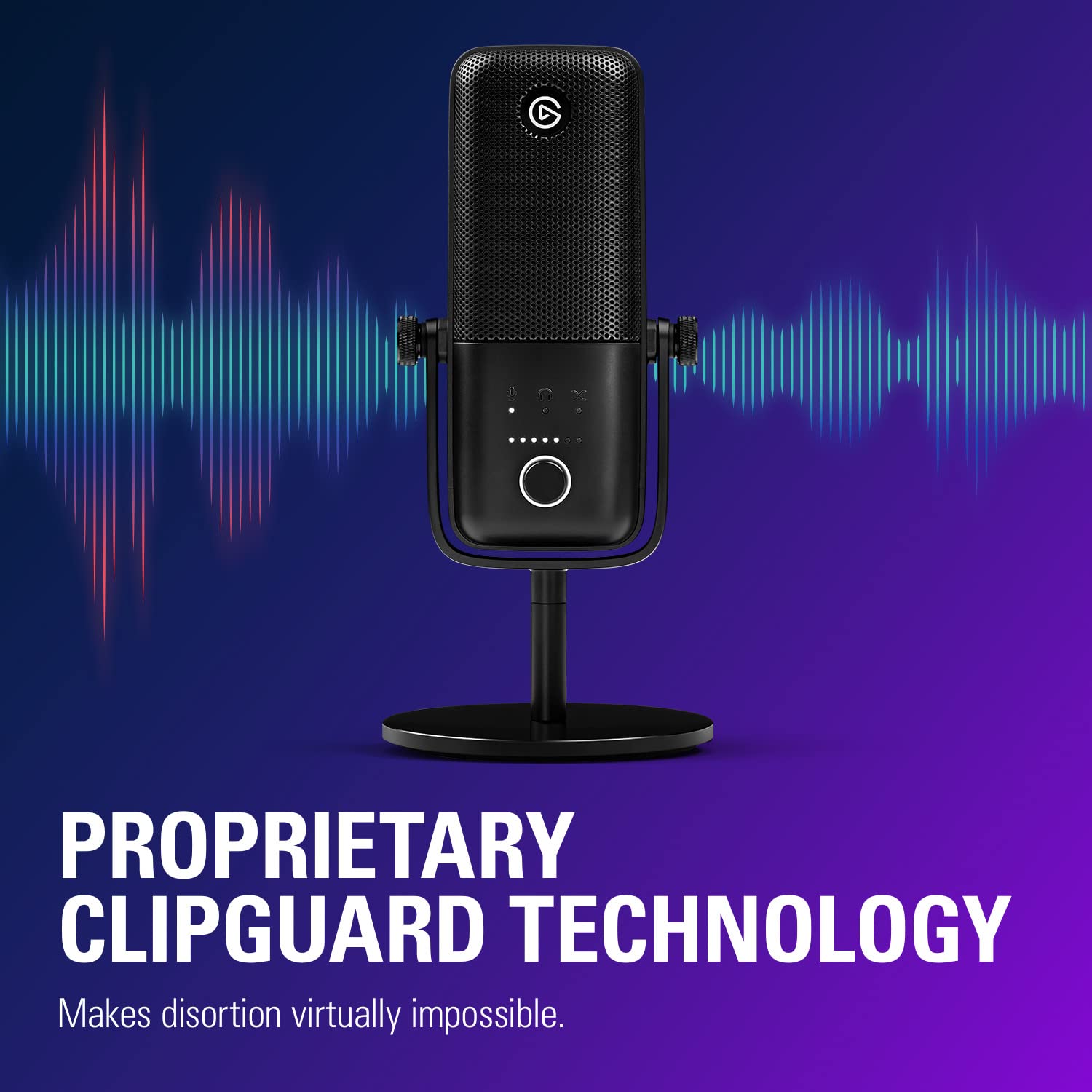 Elgato Wave:3 - Premium Studio Quality USB Condenser Microphone for Streaming, Podcast, Gaming and Home Office, Free Mixer Software, Sound Effect Plugins, Anti-Distortion, Plug ’n Play, for Mac, PC: Black Microphone