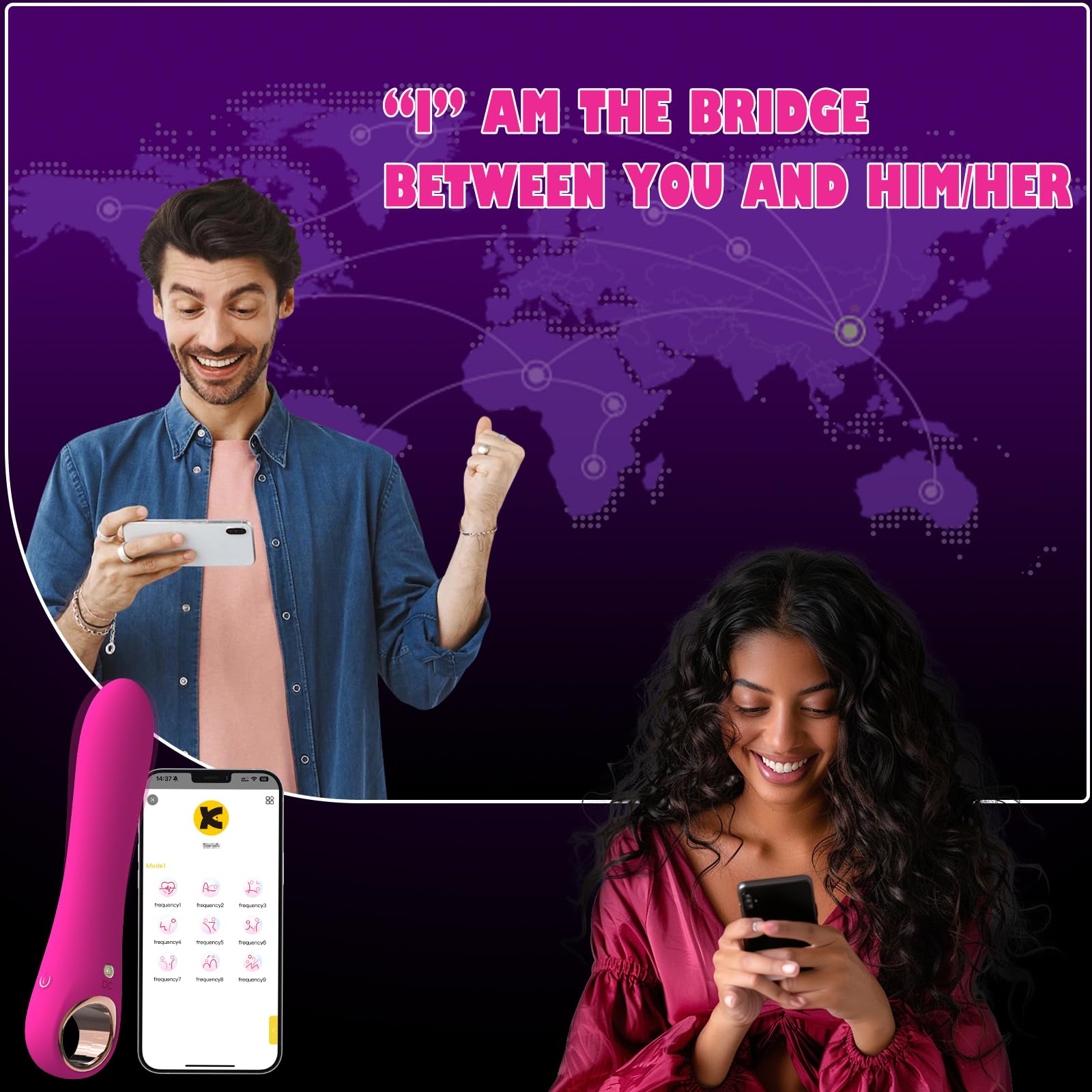 Tuitionua Adult Sex Toys Dildo - APP Control G Spot Dildos Vibrator for Woman, Clitoral Stimulator with 10 Vibration Modes, Adult Toys for Women and Couples(APP Pink): APP-Pink