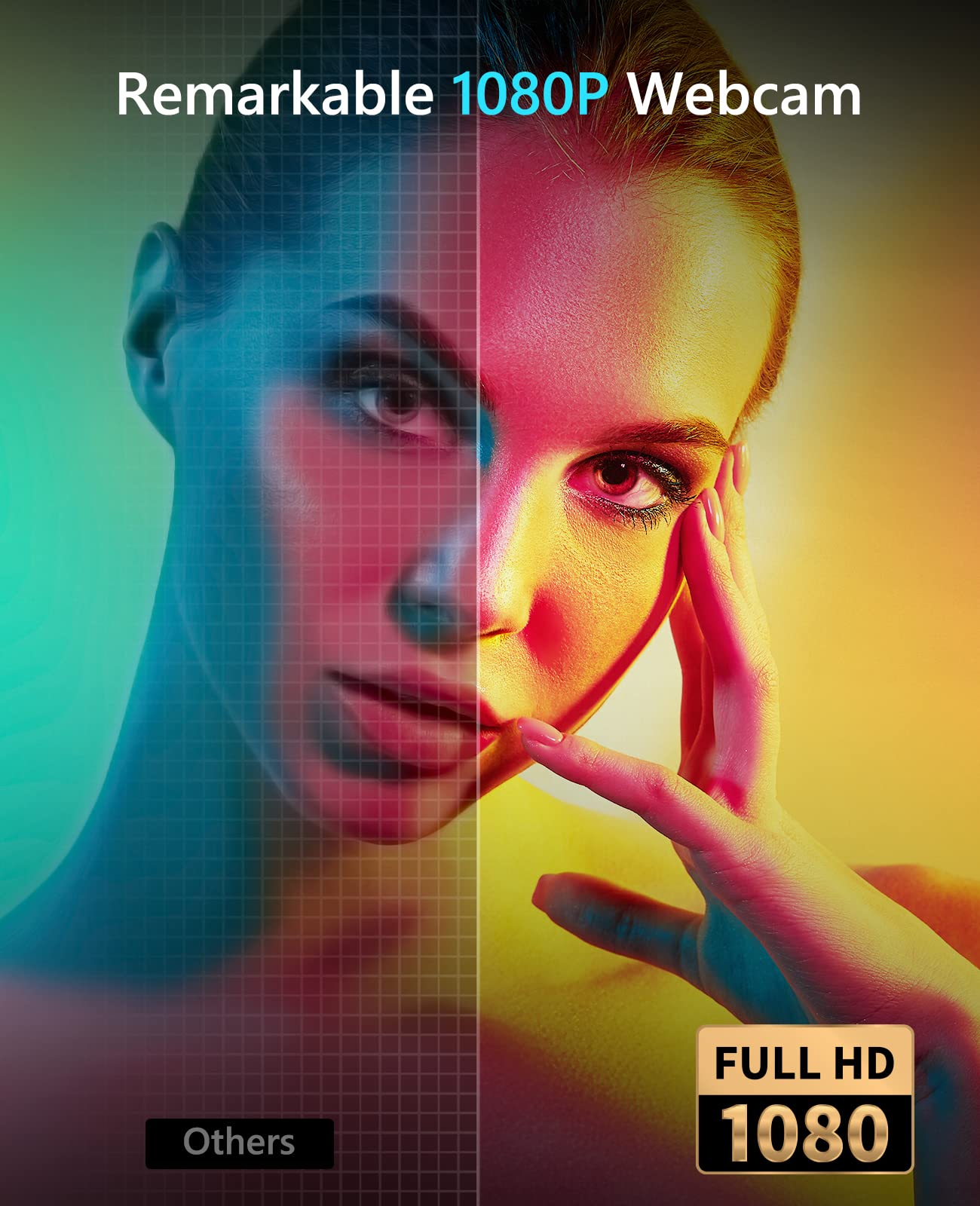 NBPOWER 1080P 60FPS Streaming Camera Webcam with Microphone and Fill RGB Light,Autofocus,Work with Laptop/Desktop Computer/Winsdows/Mac OS/PC Computer for Camera: NBPOWER 1080P 60FPS Streaming Camera Webcam with Microphone and Fill RGB Light,Autofocus,Work with Laptop/Desktop Computer/Winsdows/Mac OS/PC Computer for Camera