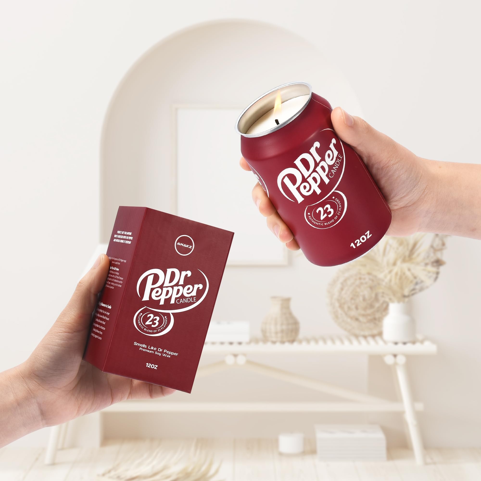 Doctor Pepper Candle - Smells Like The Real Soda - Cute Candles for Cool Gifts - Funny Candles for Any Occasion - Cute Things for Aesthetic Room Decor - Cool Candle for Cool Things - Image 7