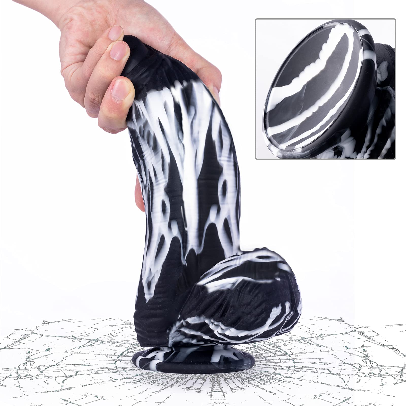 2.68" Diameter Huge Thick Dargon Dildo, 10 inch Silicone Big Dildos Monster Cock with Strong Suction Cup for Hands-Free Play, Gaint Black Dildo Adult Sex Toys for Women Men G-spot Anal Stimulation: 2.68" Diameter Huge Thick Dargon Dildo, 10 inch Silicone Big Dildos Monster Cock with Strong Suction Cup for Hands-Free Play, Gaint Black Dildo Adult Sex Toys for Women Men G-spot Anal Stimulation
