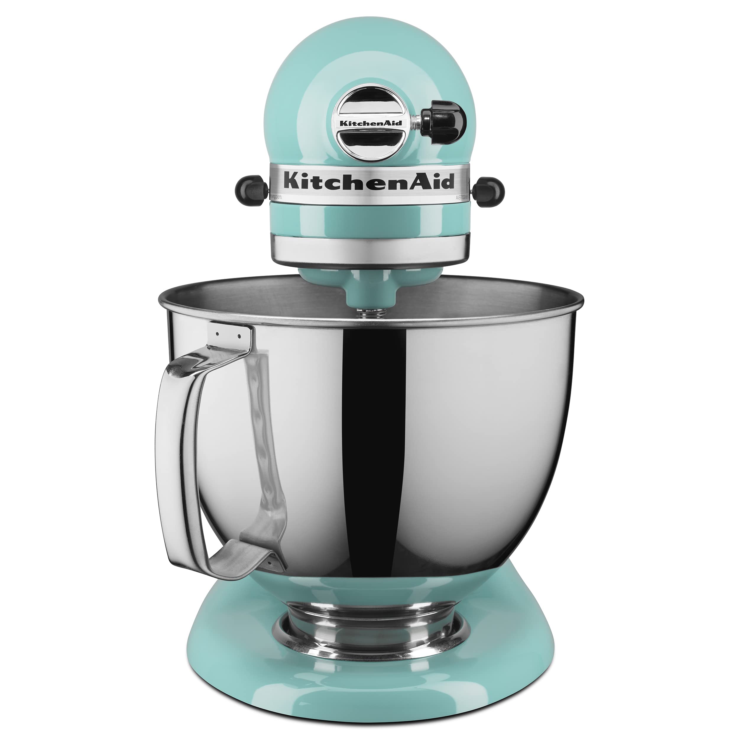 KitchenAid Artisan Series 5 Quart Tilt Head Stand Mixer with Pouring Shield KSM150PS,: Aqua Sky Mixer + Pasta Attachment set