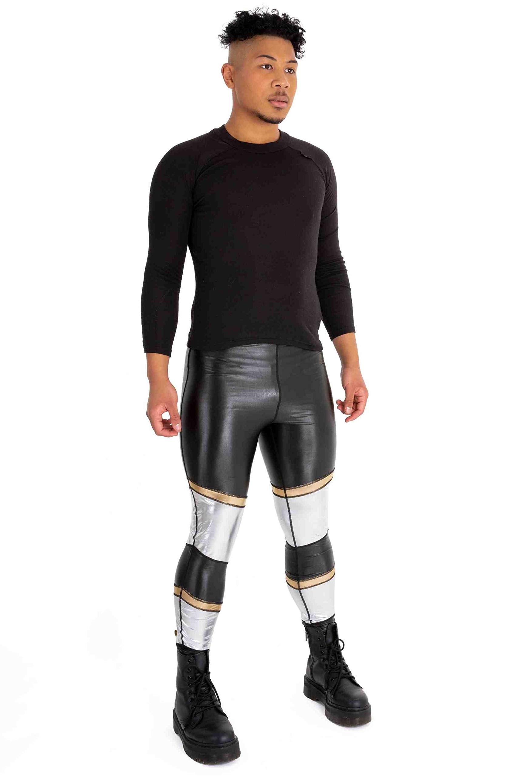 Kapow Meggings Metallic & Special Material Men's Leggings