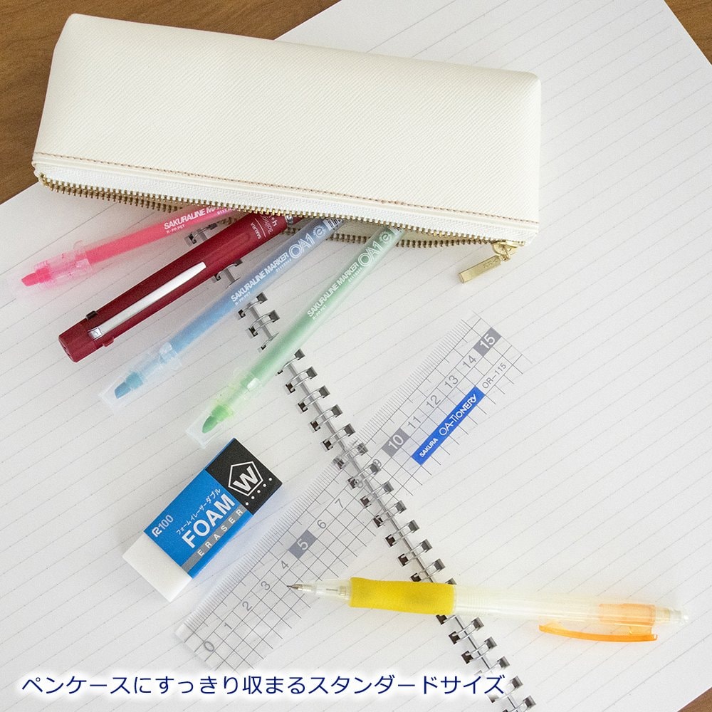 Sakura Crepas Eraser Foam Eraser Double 100 5 Pieces RFW100-5P: 100サイズ 5個