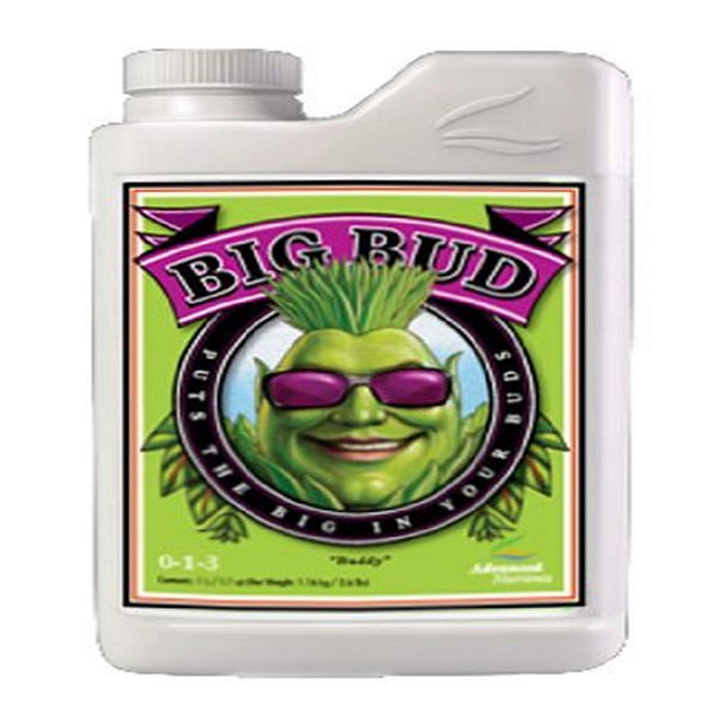 Advanced Nutrients GL525050-12 Big Bud Liquid Fertilizer, 250 mL, Brown/A: 1 Liter Fertilizer