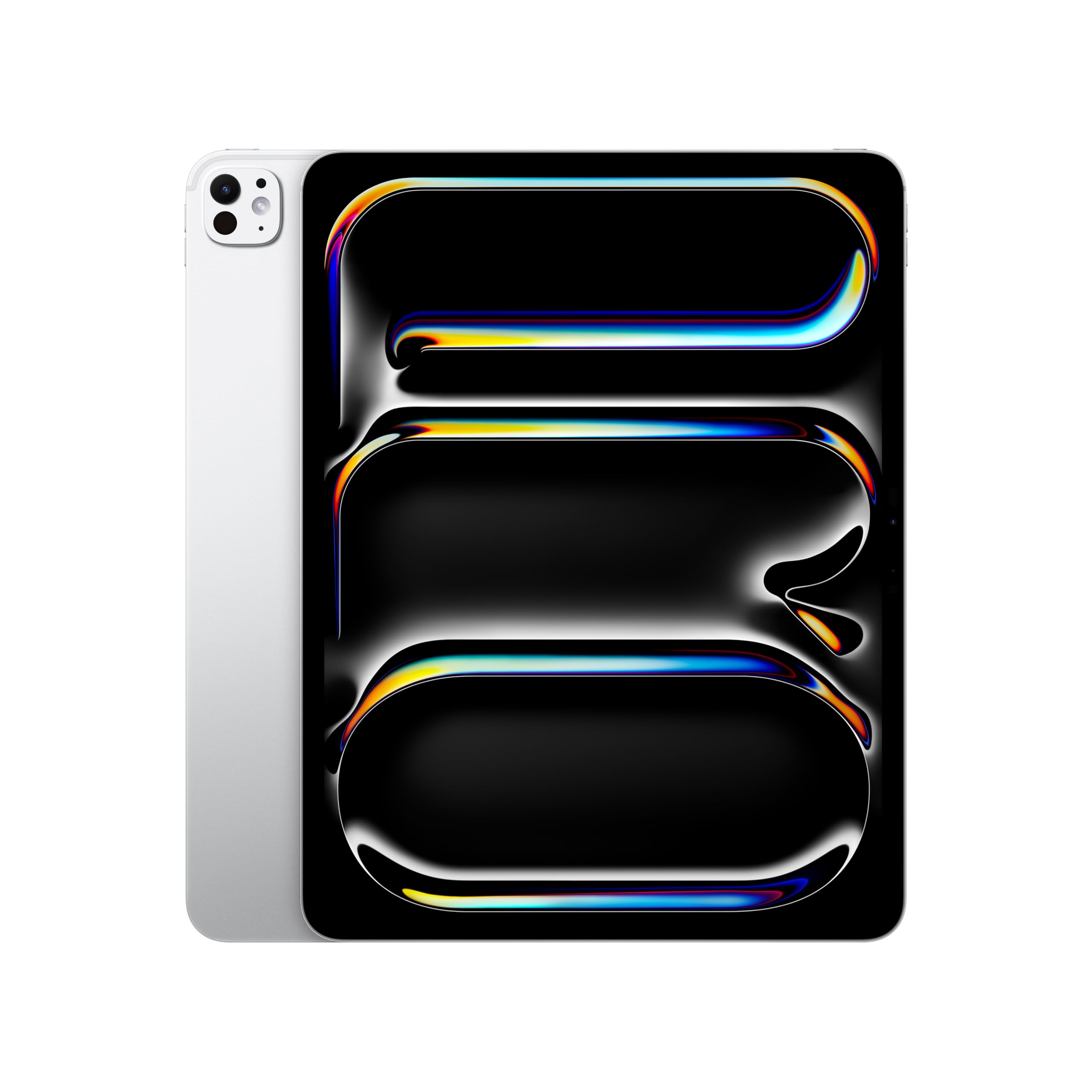 Apple iPad Pro 13-Inch (M4): Built for Apple Intelligence, Ultra Retina XDR Display - Nano-Texture Glass, 2TB, 12MP Front/Back Camera, LiDAR Scanner, Wi-Fi 6E + 5G Cellular, Face ID — Silver
