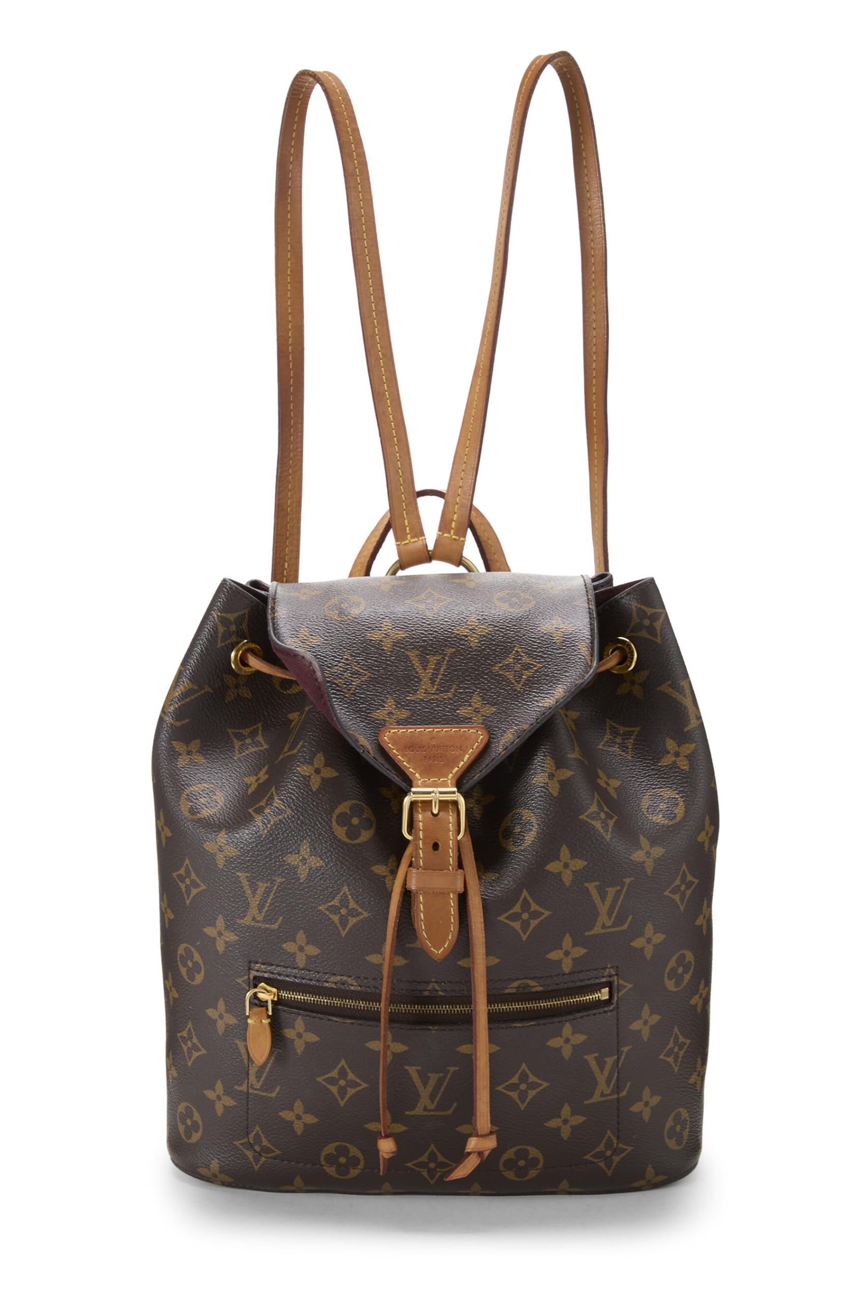 Louis Vuitton, Pre-Loved Monogram Canvas Montsouris MM NM, Brown
