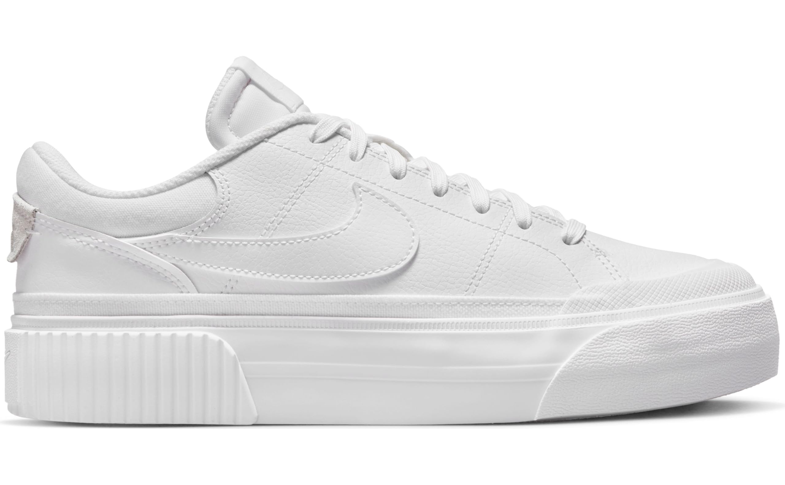 Nike Women's Low-Top Sneakers: 5 White/White-white