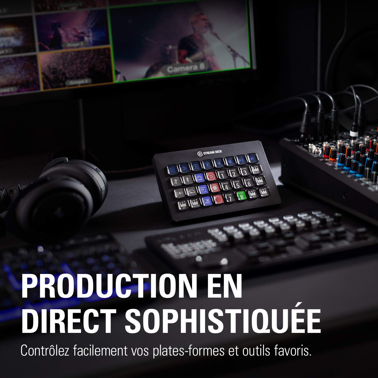 Elgato Stream Deck XL – Advanced Studio Controller, 32 macro keys, trigger actions in apps and software like OBS, Twitch, ​YouTube and more, works with Mac and PC: Elgato Stream Deck XL – Advanced Studio Controller, 32 macro keys, trigger actions in apps and software like OBS, Twitch, ​YouTube and more, works with Mac and PC