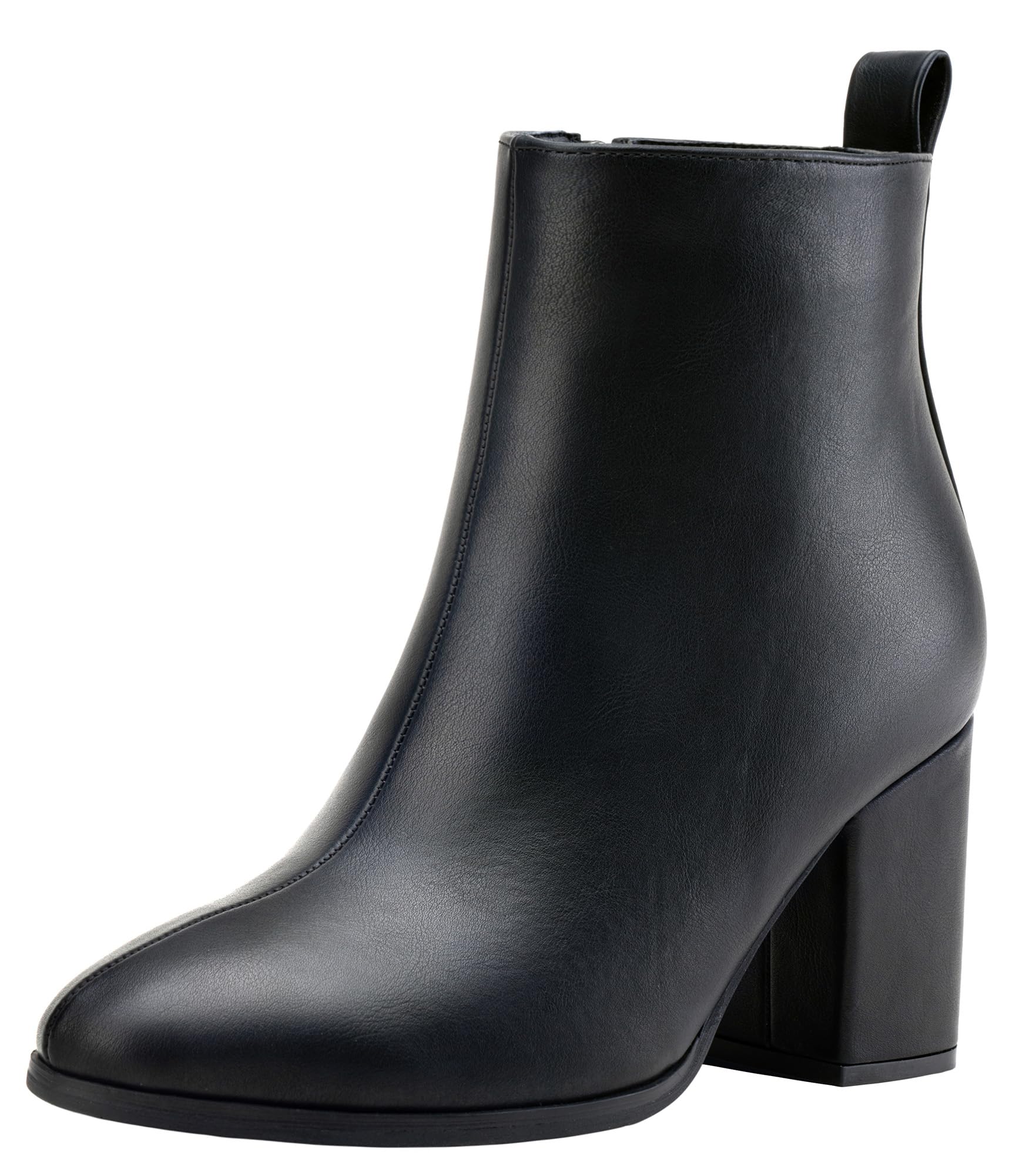 Jeossy Women's 9637A Dressy Ankle Boots,Fashion Block Heel Booties: 10 Heeled Boots-9637a-black