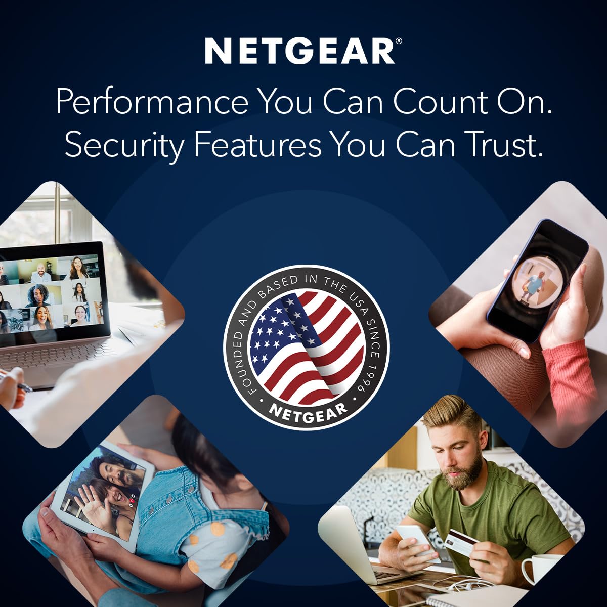 NETGEAR Nighthawk 6-Stream Dual-Band WiFi 6 Router (RAX54S) – Security Features, AX5400 Wireless Speed, Up to 5.4 Gbps, Covers up to 2,500 sq. ft., 25 Devices - 1-Year Armor Subscription Included: WiFi 6, 5.4Gbps