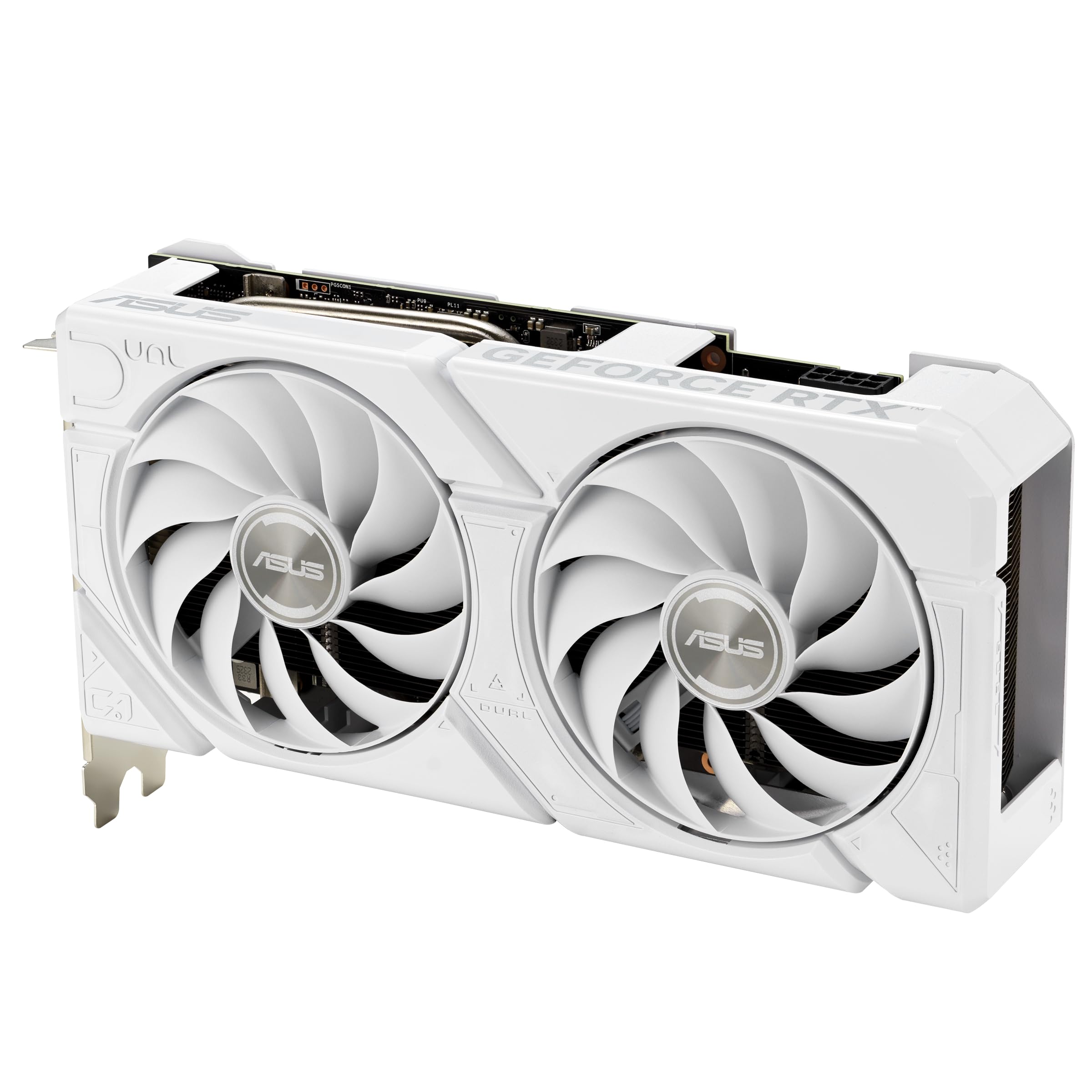 ASUS Dual NVIDIA GeForce RTX 3060 V2 OC Edition 12GB GDDR6 Gaming Graphics Card (PCIe 4.0, 12GB GDDR6 Memory, HDMI 2.1, DisplayPort 1.4a, 2-Slot, Axial-tech Fan Design, 0dB Technology): Dual Fans RTX4060|OC|White|EVO