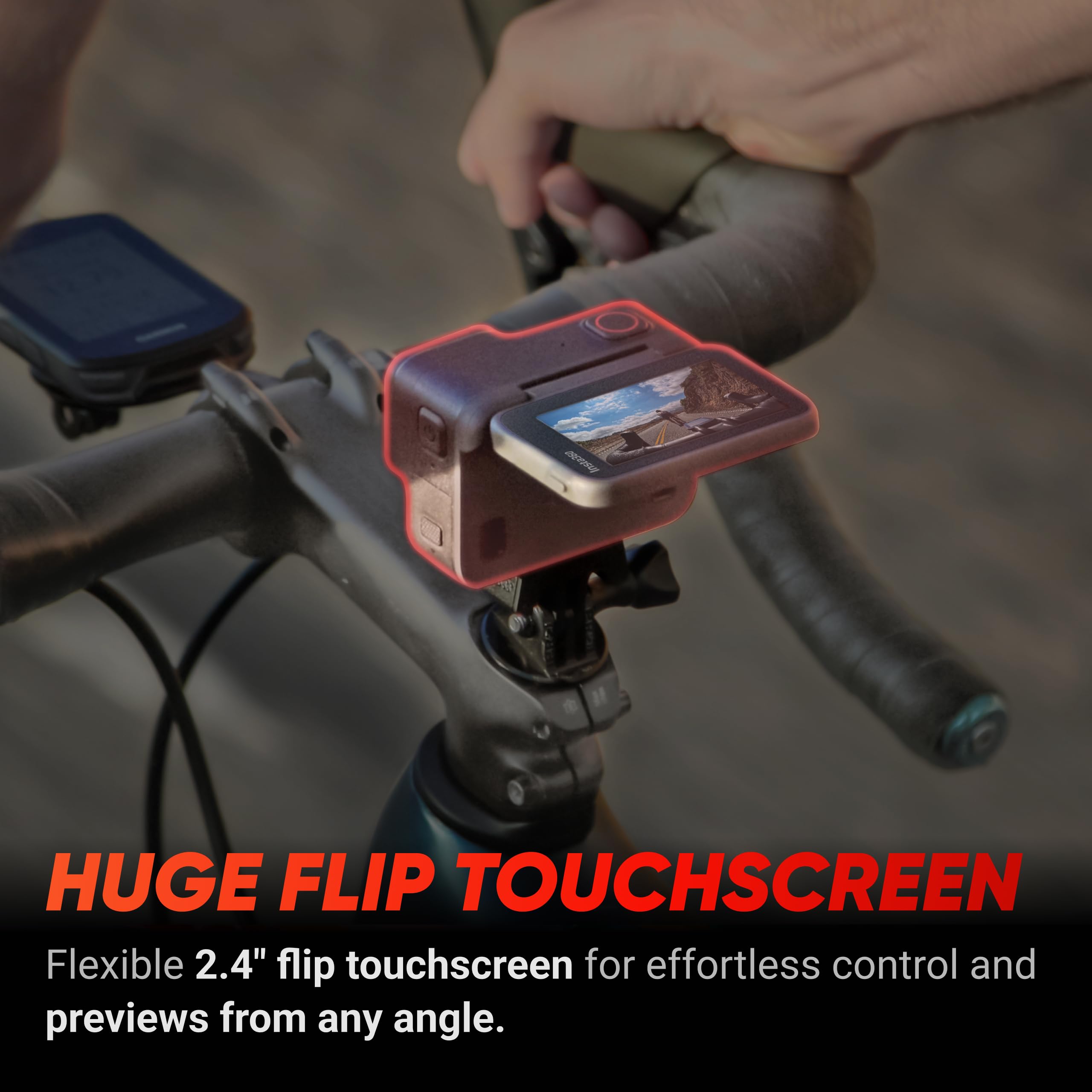 Insta360 Ace Pro - Waterproof Action Camera Co-Engineered with Leica, Flagship 1/1.3" Sensor and AI Noise Reduction for Unbeatable Image Quality, 4K120fps, 2.4" Flip Screen & Advanced AI Features: GPS Kit