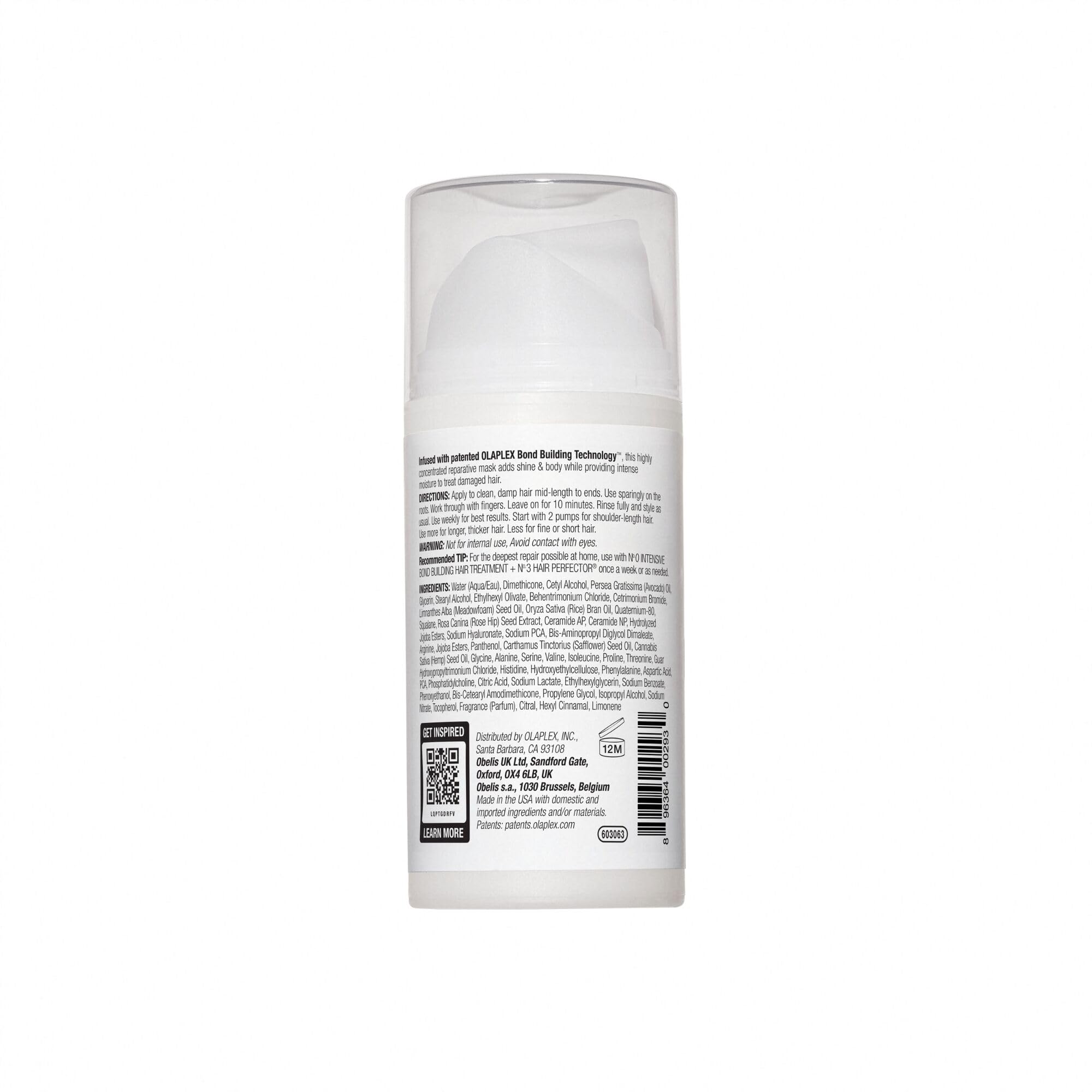 Olaplex Women's No.8 Bond Intense Moisture Mask: White 3.3 Fl Oz (Pack of 1)