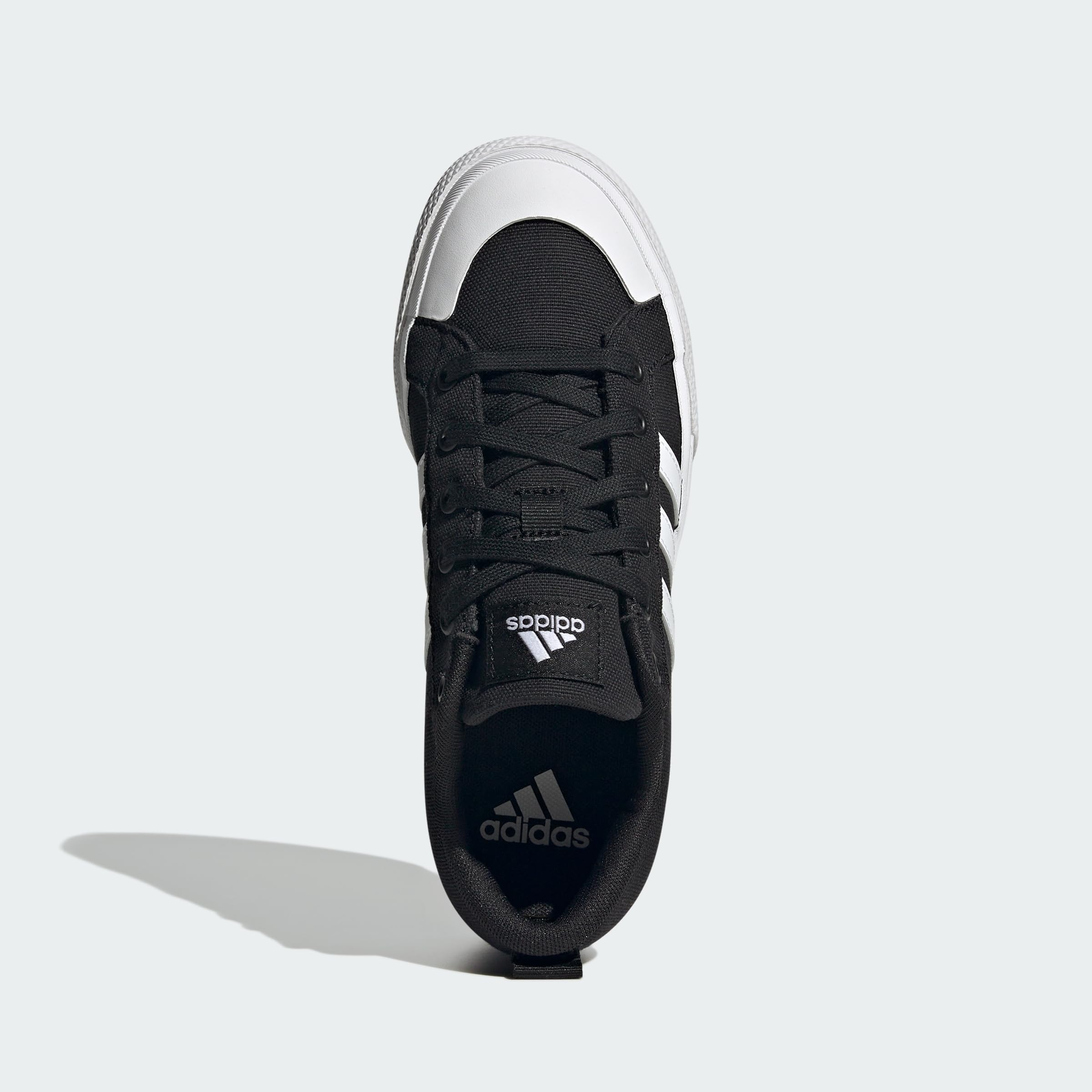 adidas Women's Bravada 2.0 Platform Shoes Skate: 7 Black/White/Black