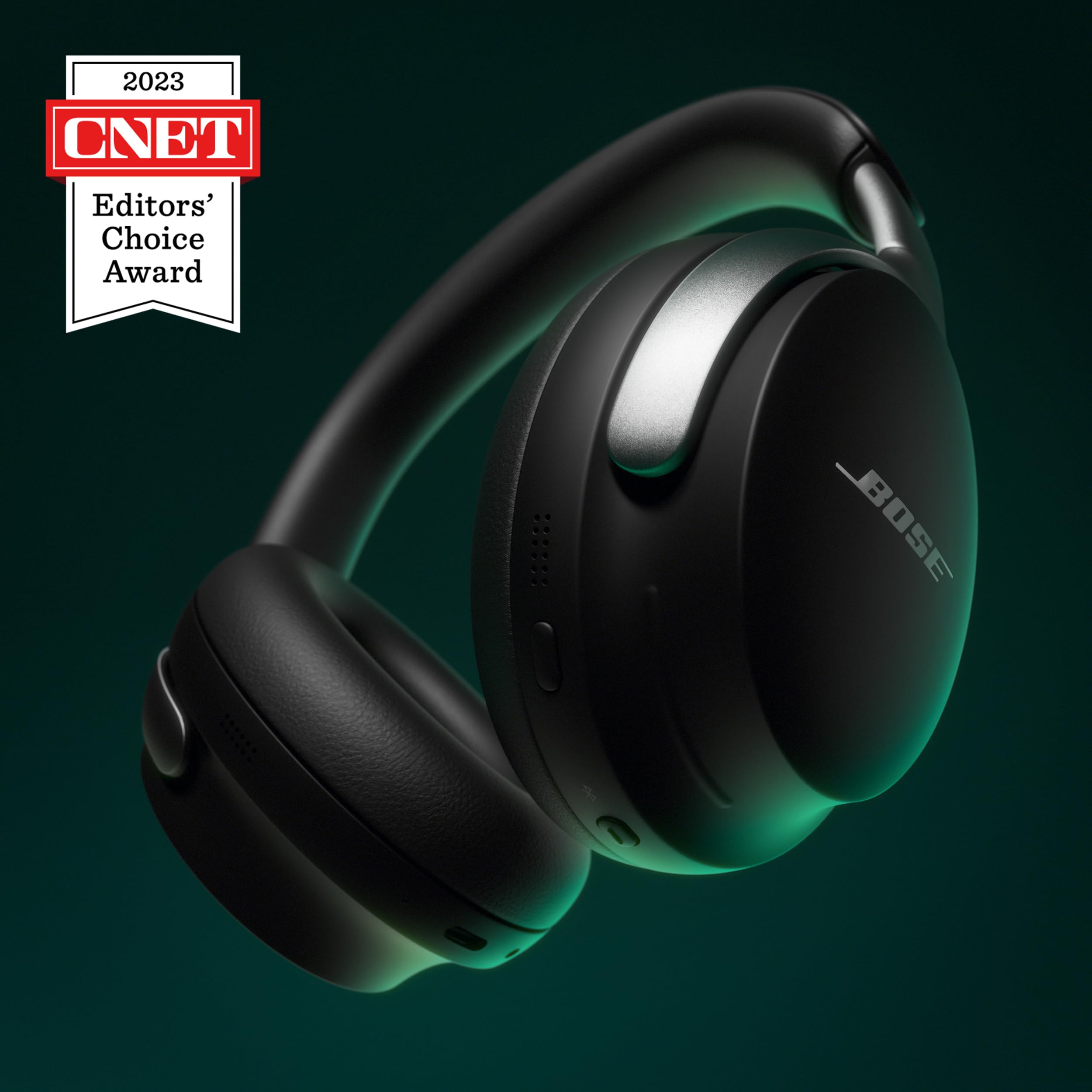Bose QuietComfort Ultra Bluetooth Headphones, Wireless Headphones with Spatial Audio, Over Ear Noise Cancelling with Mic, Up to 24 Hours of Playtime,