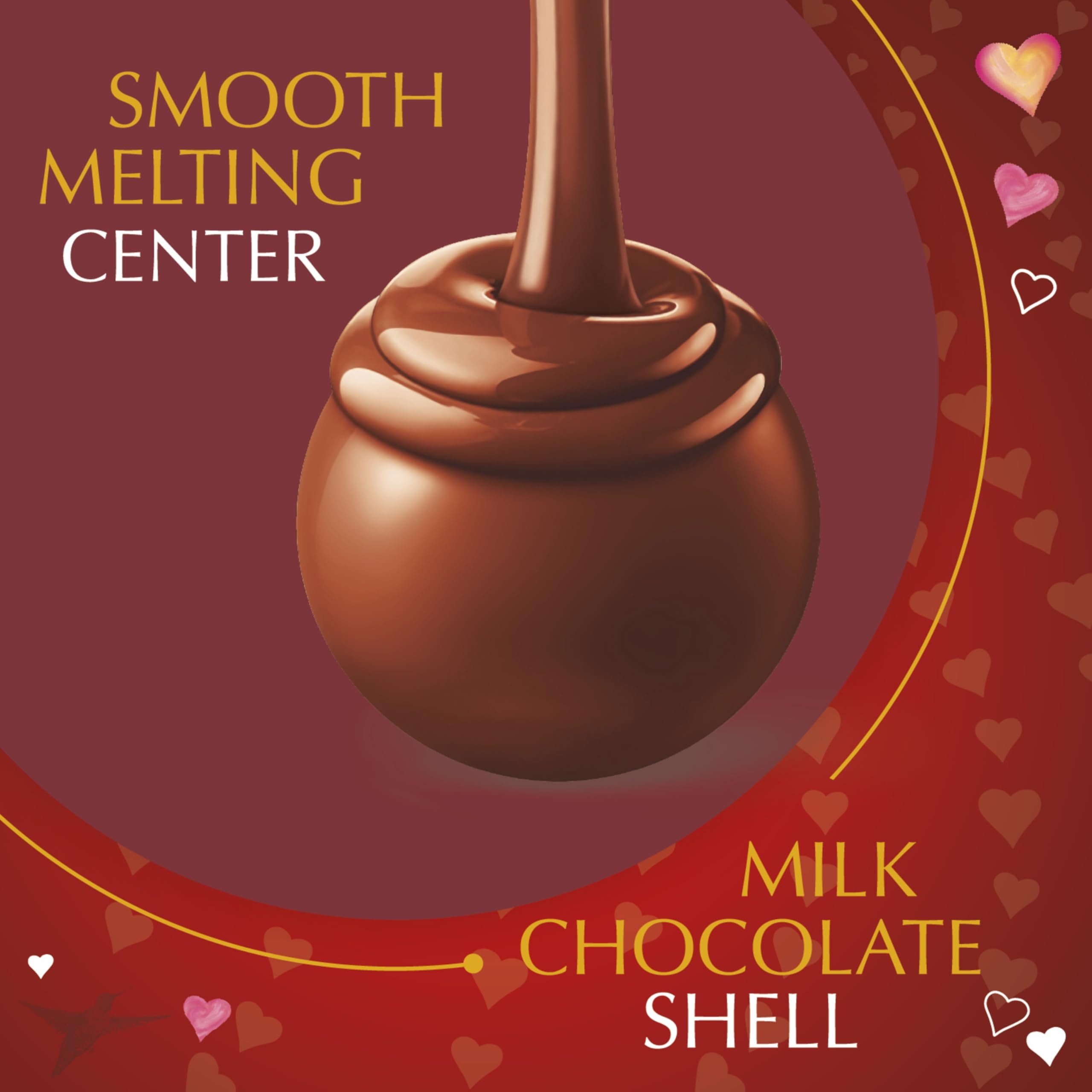 Lindt LINDOR Milk Chocolate Candy Truffles Traditions Gift Box, Milk Chocolate Candy with Smooth, Melting Truffle Center, 6.8 oz. - Image 4