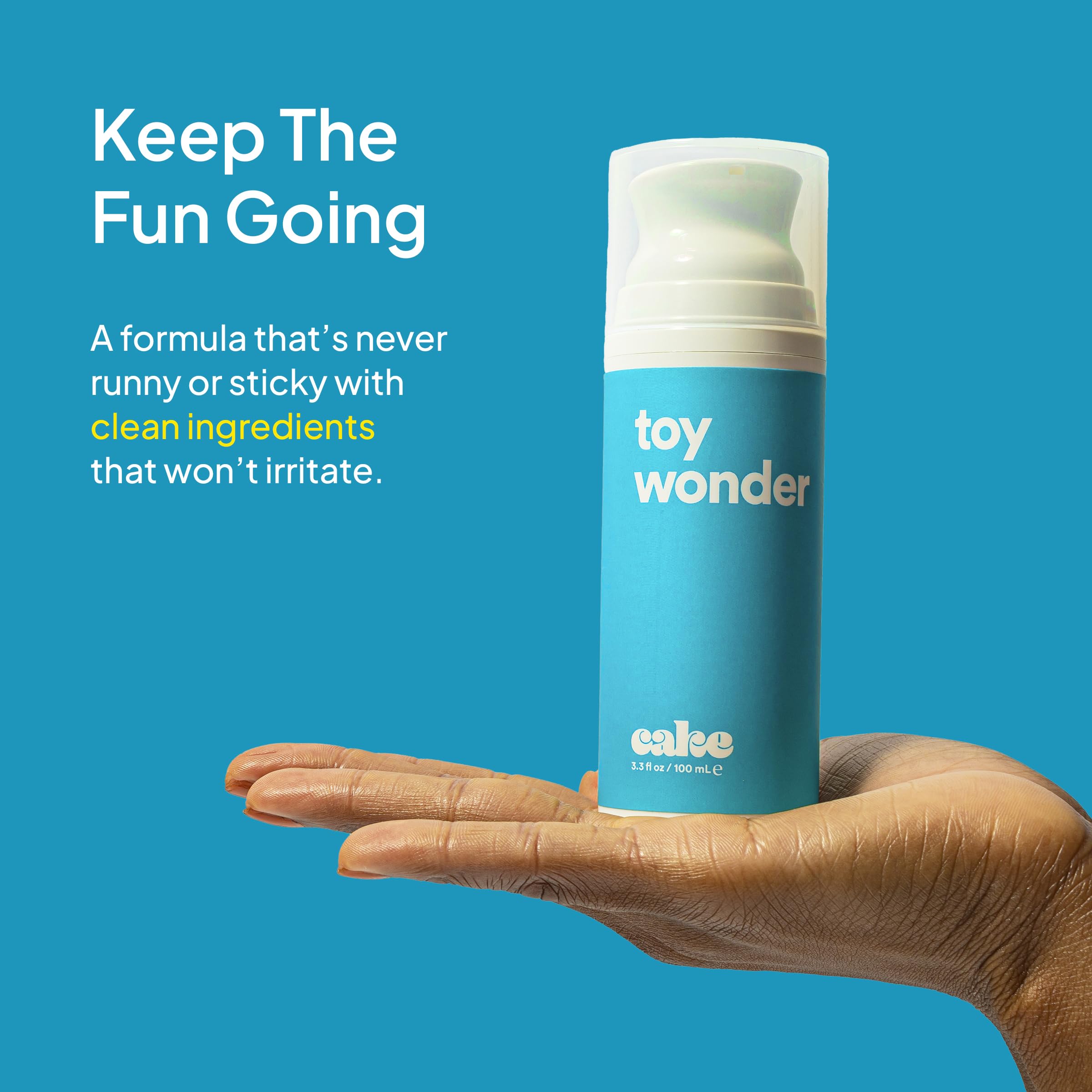 Hello Cake , Thick Water-Based Personal Lubricant for Use with Adult Toys, Non-Drip Jelly Lube for Men, Women, and Couples, 3.3 fl oz: Hello Cake Toy Wonder, Thick Water-Based Personal Lubricant for Use with Adult Toys, Non-Drip Jelly Lube for Men, Women, and Couples, 1.7 fl oz