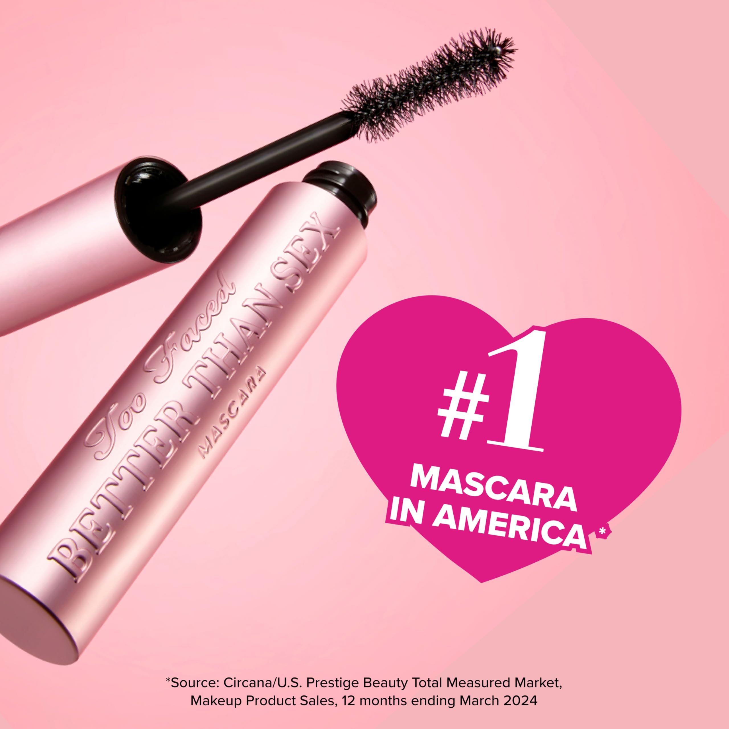 Too Faced Better Than Sex Volumizing Mascara | Volume, Length + Peptides thumbnail 3