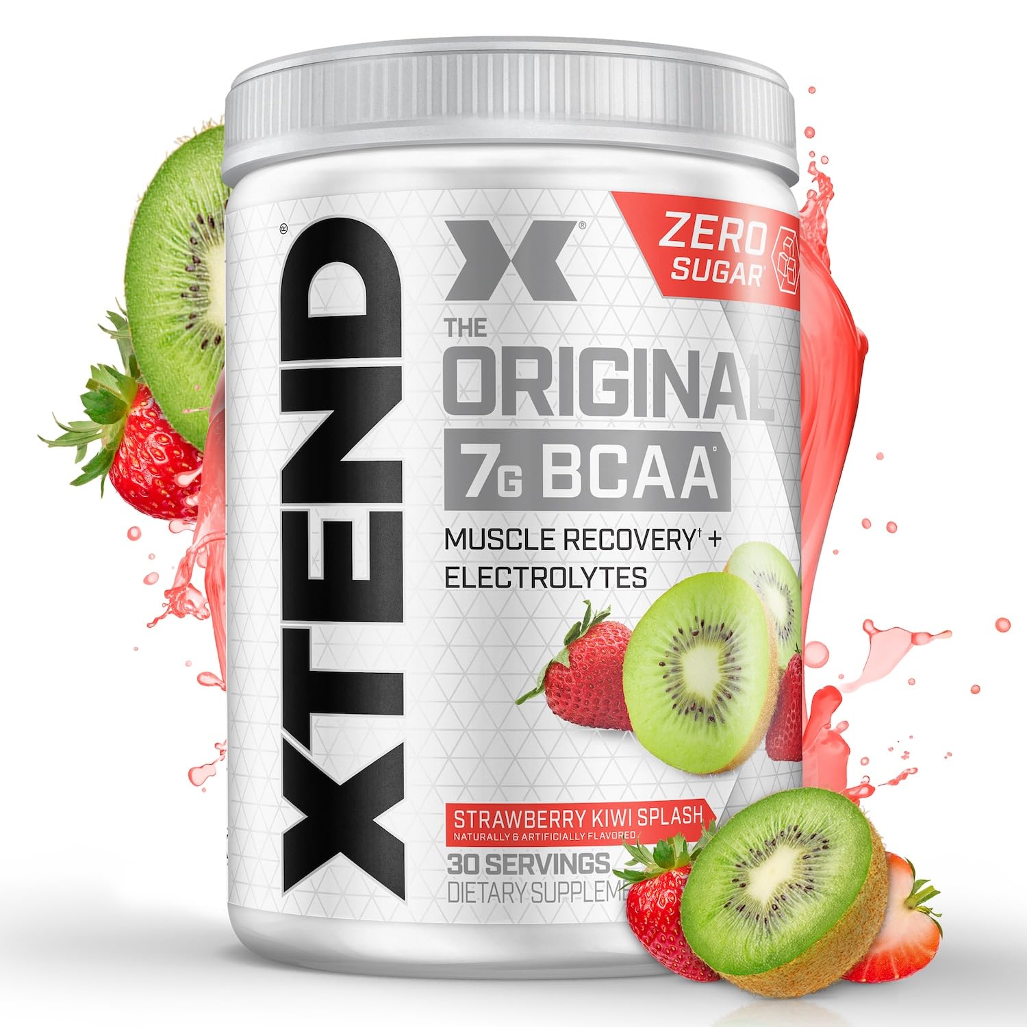 Xtend XTEND Original BCAA Powder 7g BCAA and 2.5g L-Glutamine, Sugar Free Post Workout Muscle Recovery Drink with Amino Acids for Men & Women, 90 Servings