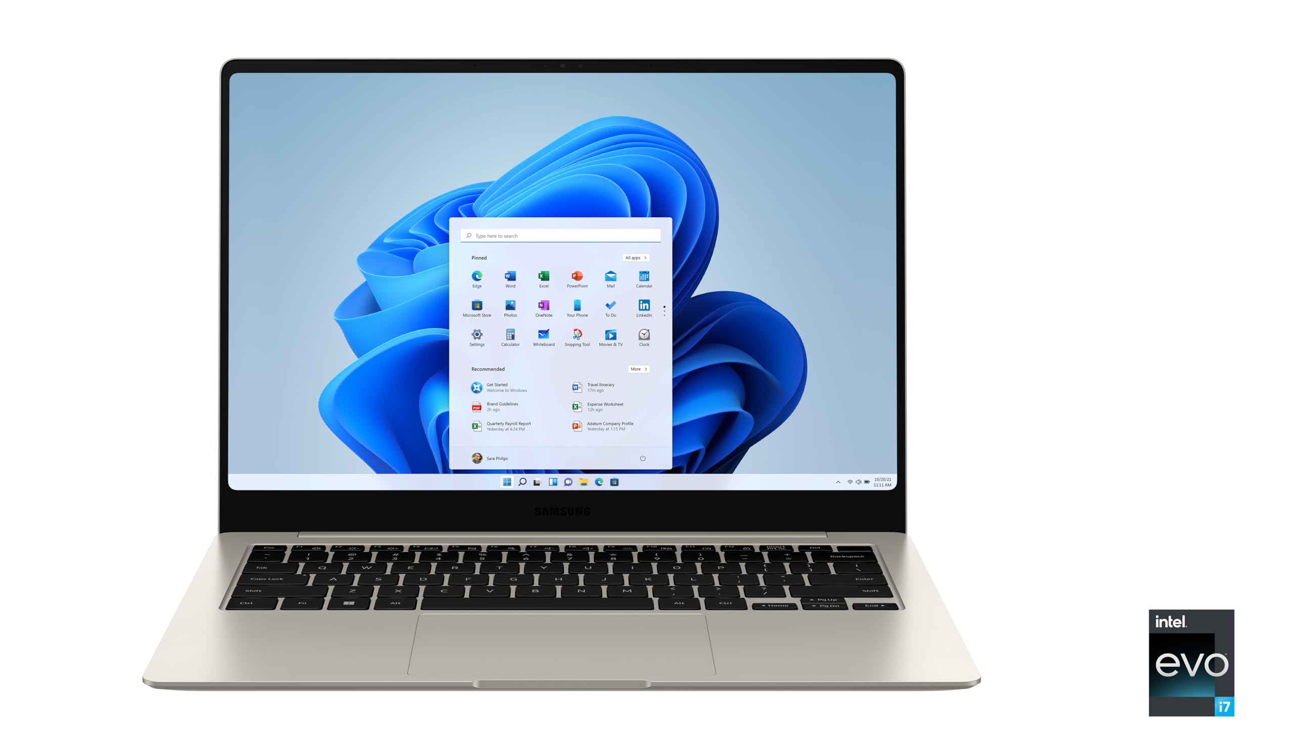 SAMSUNG 14” Galaxy Book3 Pro Laptop PC Computer, 13th Gen Intel Core i7-1360P Processor / 16GB / 512GB, 3K AMOLED Screen, 120hz, Fingerprint Reader, FHD Webcam, 2023 Model, NP940XFG-KC2US,: Beige