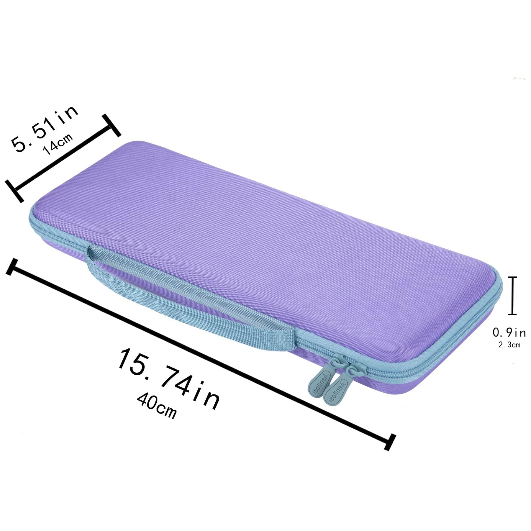 Aenllosi Hard Carrying Case Compatible with Logitech POP ICON Combo/POP Keys Mechanical Wireless Keyboard (Purple)(Case Only): purple
