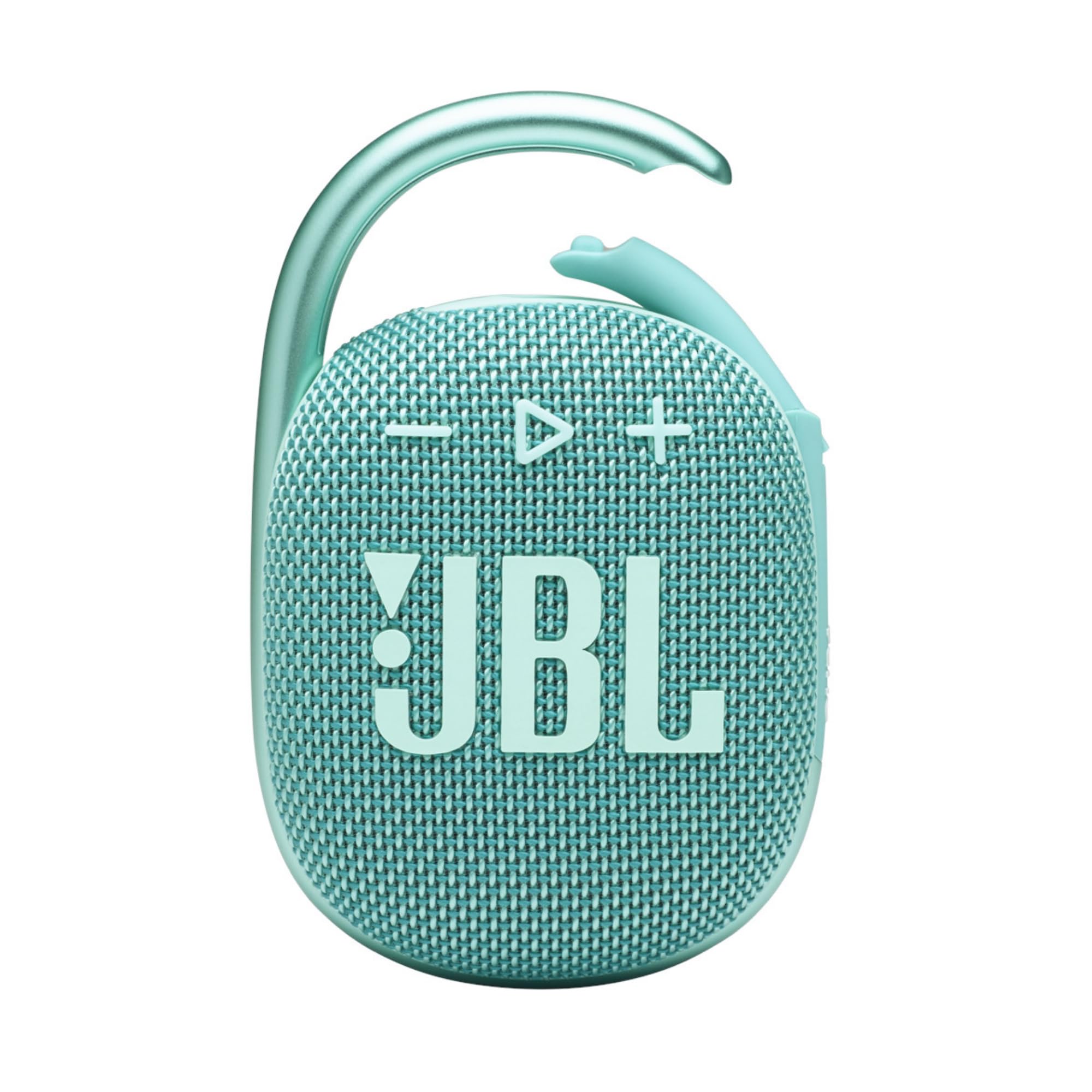 JBL Clip 4,  - Portable Bluetooth 5.1 Speaker - Up to 10 Hours of Play - Waterproof & Dust Resistant - Includes Noise & Echo-Canceling Speakerphone: Teal