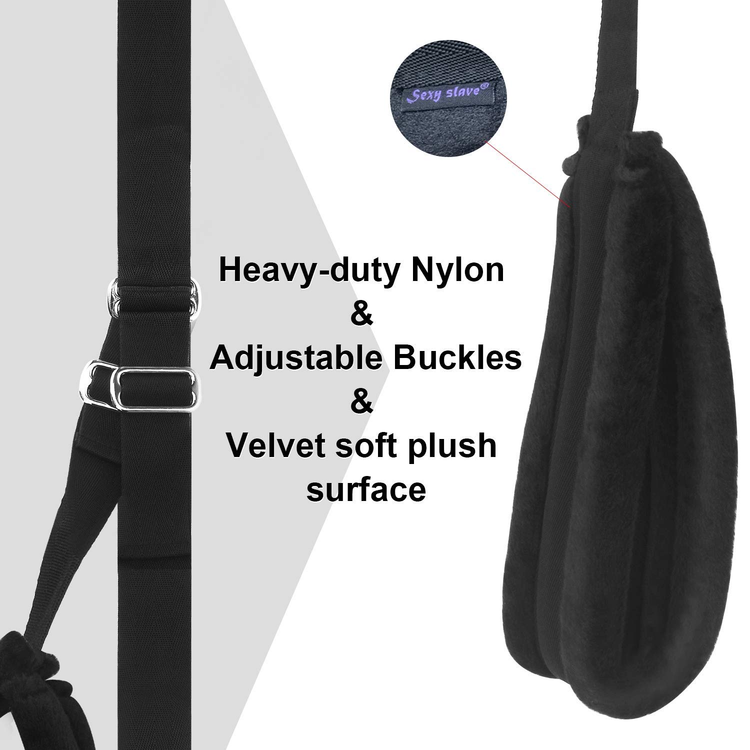 SEXY SLAVE Door Sex Swing with Seat, Adult Sex Toys Bondage Love Slings for Adult Couples with Adjustable Straps, Holds up to 300lbs: Door Swing