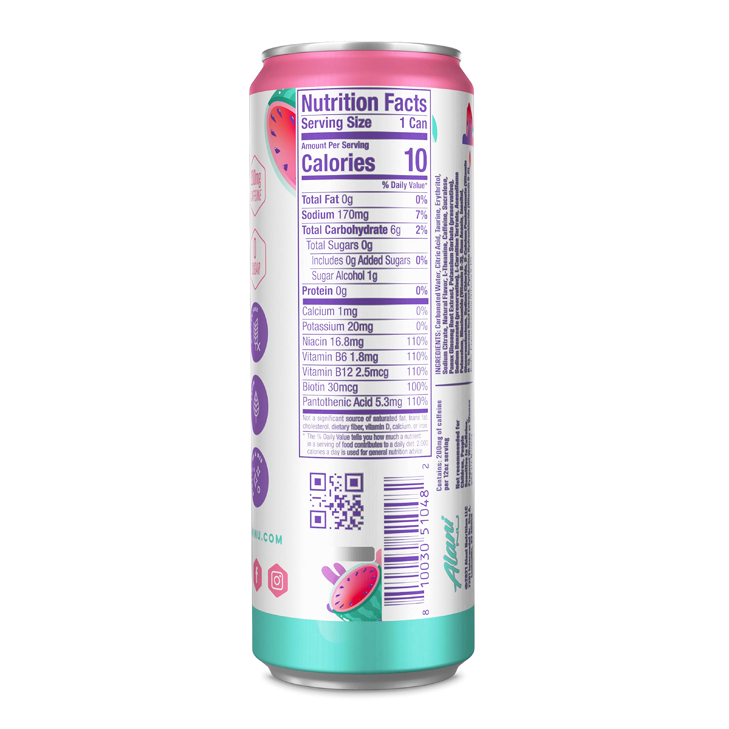 Alani Nu DREAM FLOAT, Sugar Free, Low Calorie Energy Drinks, 200mg Caffeine, Biotin, B Vitamins, Zero Sugar, 10 Calories, 12 Fl Oz Cans, 24 Pack: Alani Nu FRUIT BLAST VARIETY Sugar Free, Low Calorie Energy Drinks | 200mg Caffeine | Biotin B Vitamins | Zero Sugar | 10 Calories | 12 Fl Oz Cans | 12 Pack