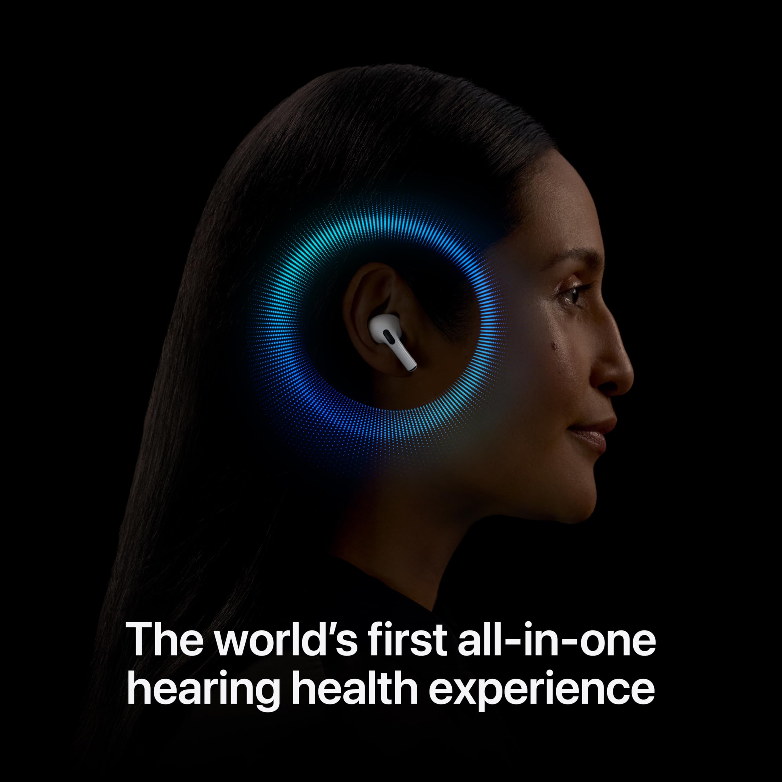 Apple AirPods Pro 2 Wireless Earbuds, Active Noise Cancellation, Hearing Aid Feature, Bluetooth Headphones, Transparency, Personalized Spatial Audio, High-Fidelity Sound, H2 Chip, USB-C Charging: Without AppleCare+