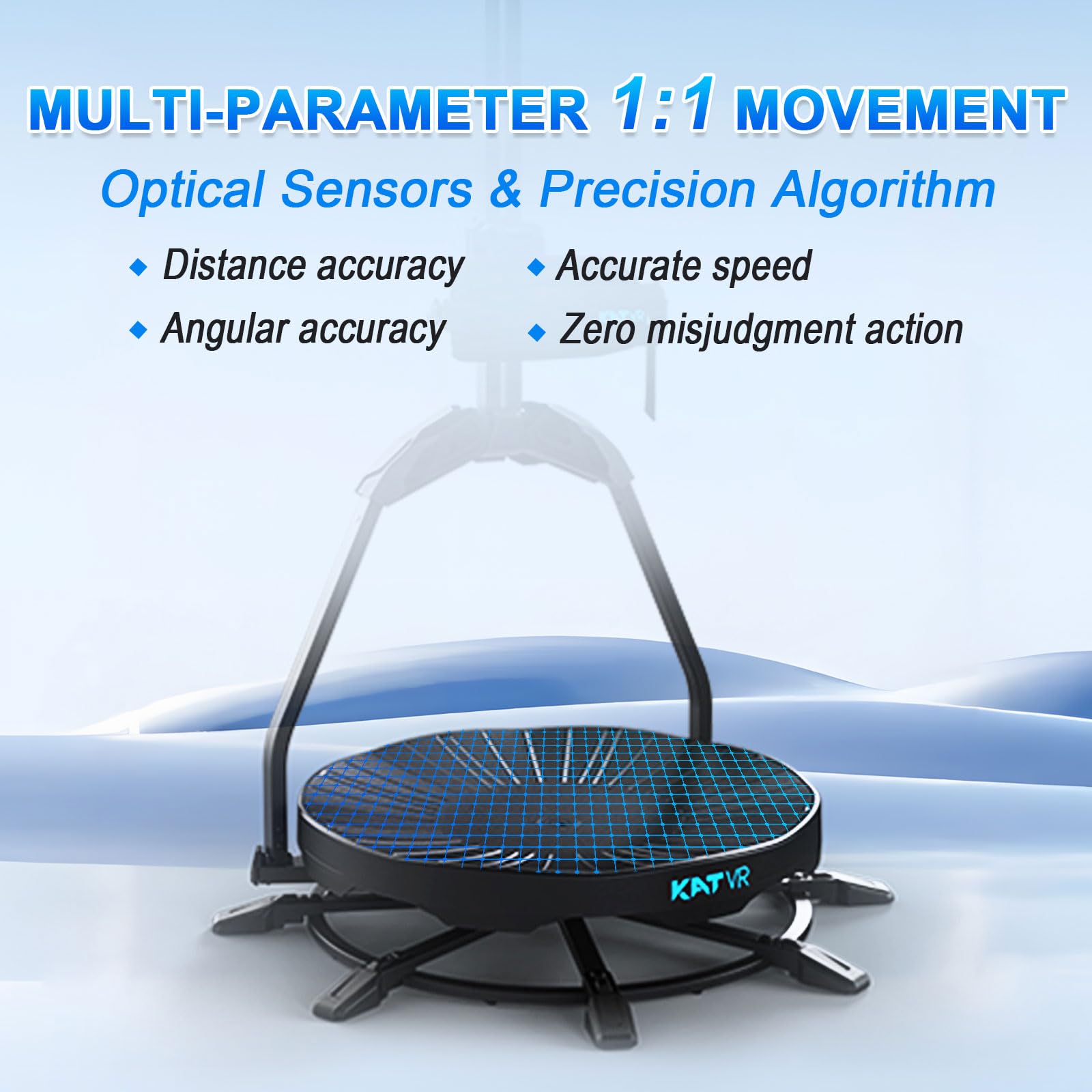 KATVR 360 VR Treadmill, Virtual Reality Treadmill for Immersive Gaming Experience, Perfect for Home Fitness, Gaming Enthusiasts and Wellness