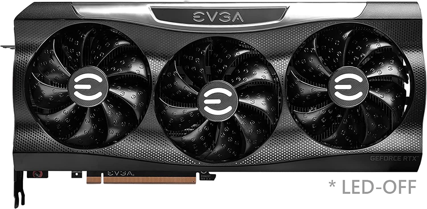 EVGA GeForce RTX 3090 FTW3 Ultra Gaming, 24GB GDDR6X, 10496 CUDA Cores, 1800MHz Boost Clock, 3x Fans, ARGB LED, Metal Backplate, PCIe 4, HDMI, DisplayPort, Desktop Compatible