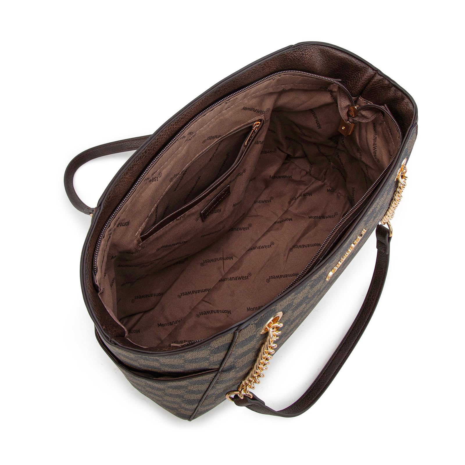 Montana West Tote Bag for Women Chain Top-handle Handbags