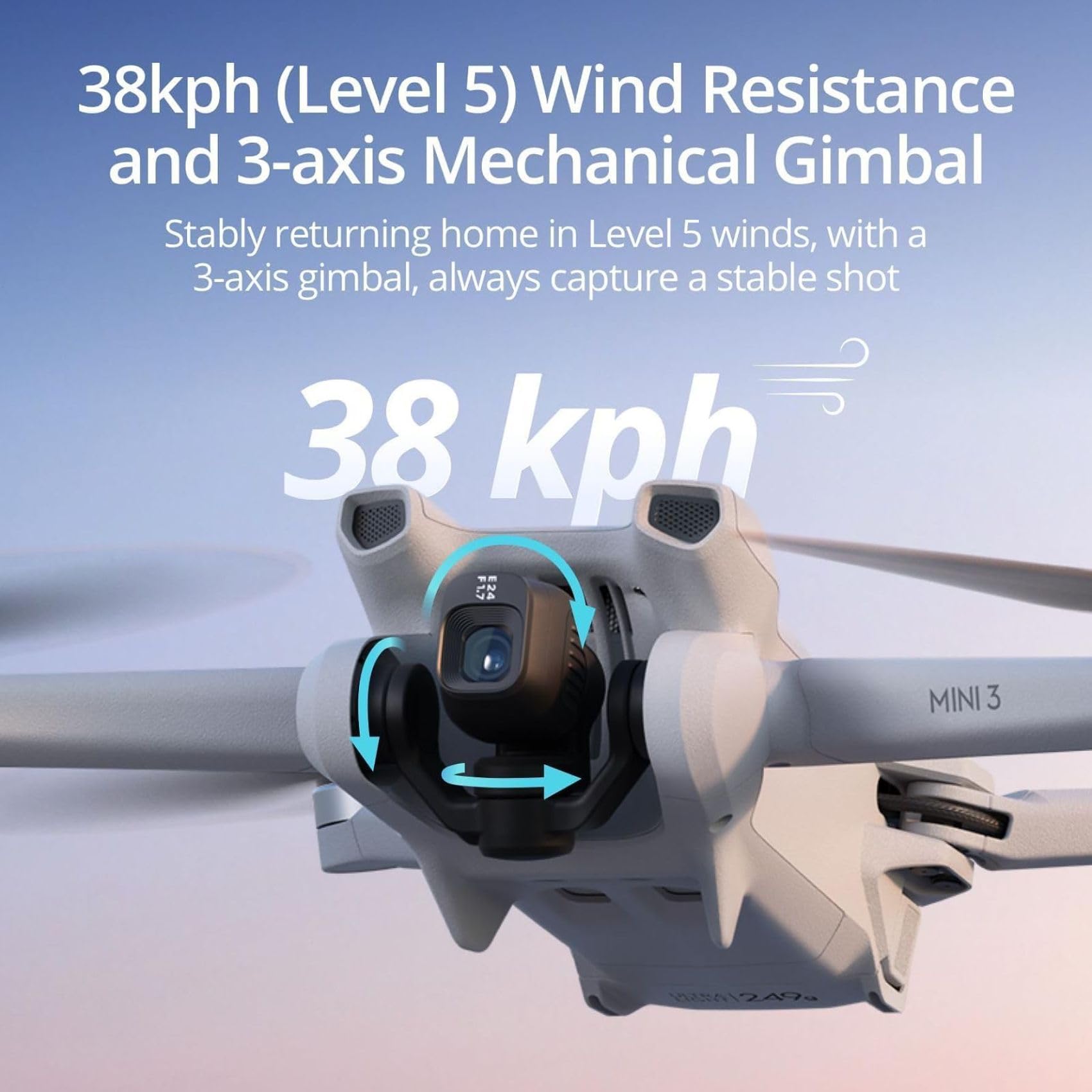 , Lightweight 3x Mechanical Gimbal Drones with Camera for Adults 4K, 38-min Flight Time, up to 32800ft (10km) Video Transmission, Vertical Shooting, GPS Auto Return Integrated: DJI Mini 3 Fly More Combo (DJI RC)