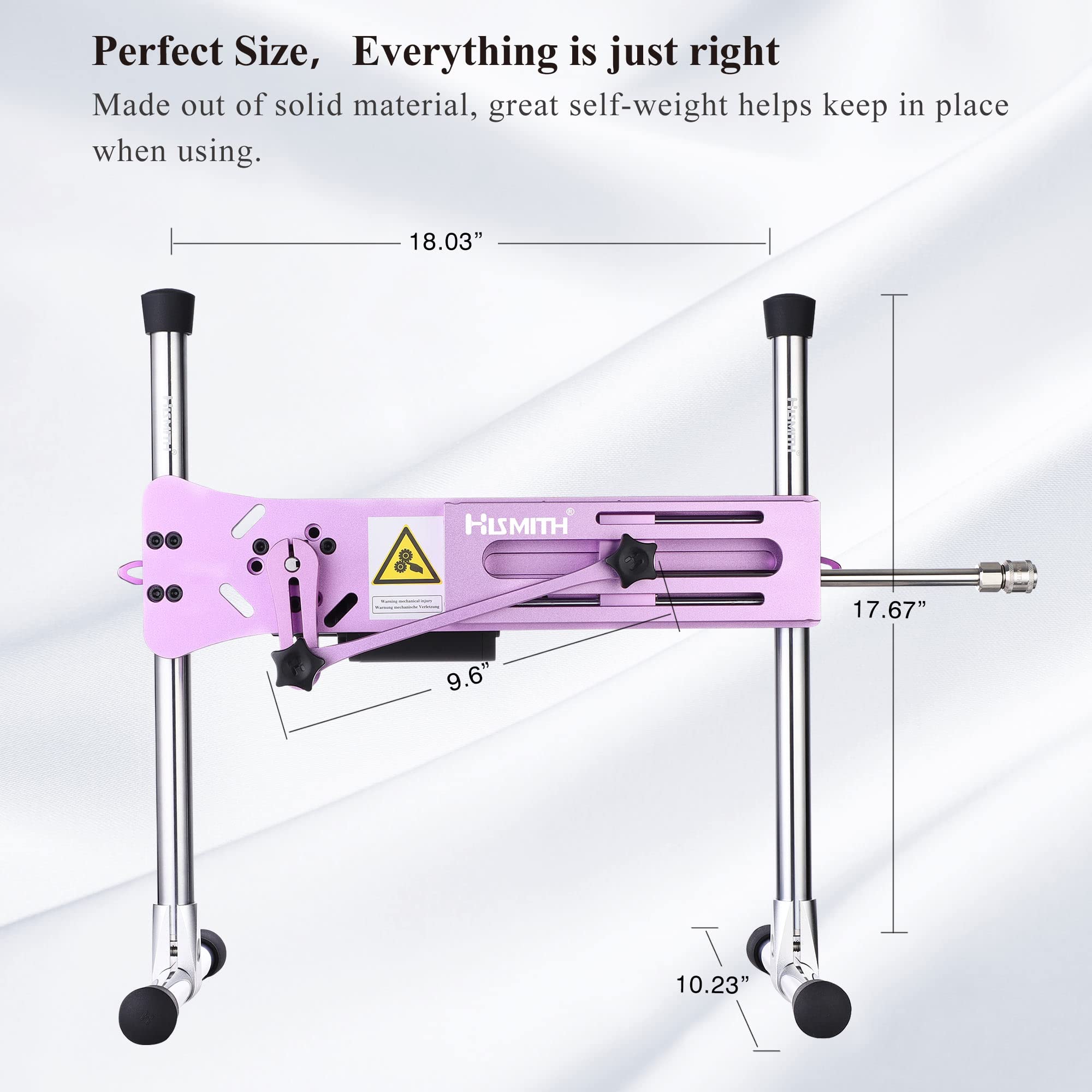 Hismith Premium 3.0 Pro, Sex Machine with KlicLok System, Wire and Intelligent APP Controlled Love Machine with Dildo,Purple: Noble Purple