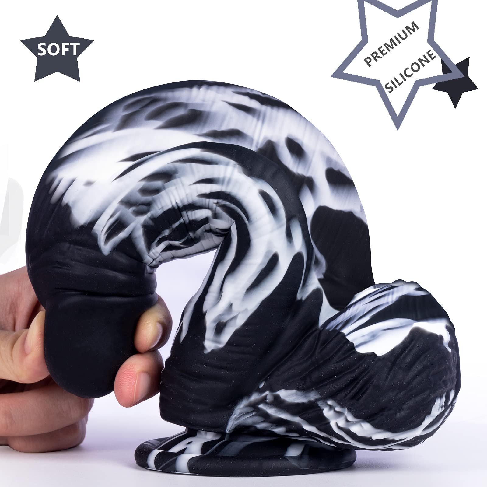 2.68" Diameter Huge Thick Dargon Dildo, 10 inch Silicone Big Dildos Monster Cock with Strong Suction Cup for Hands-Free Play, Gaint Black Dildo Adult Sex Toys for Women Men G-spot Anal Stimulation: 2.68" Diameter Huge Thick Dargon Dildo, 10 inch Silicone Big Dildos Monster Cock with Strong Suction Cup for Hands-Free Play, Gaint Black Dildo Adult Sex Toys for Women Men G-spot Anal Stimulation