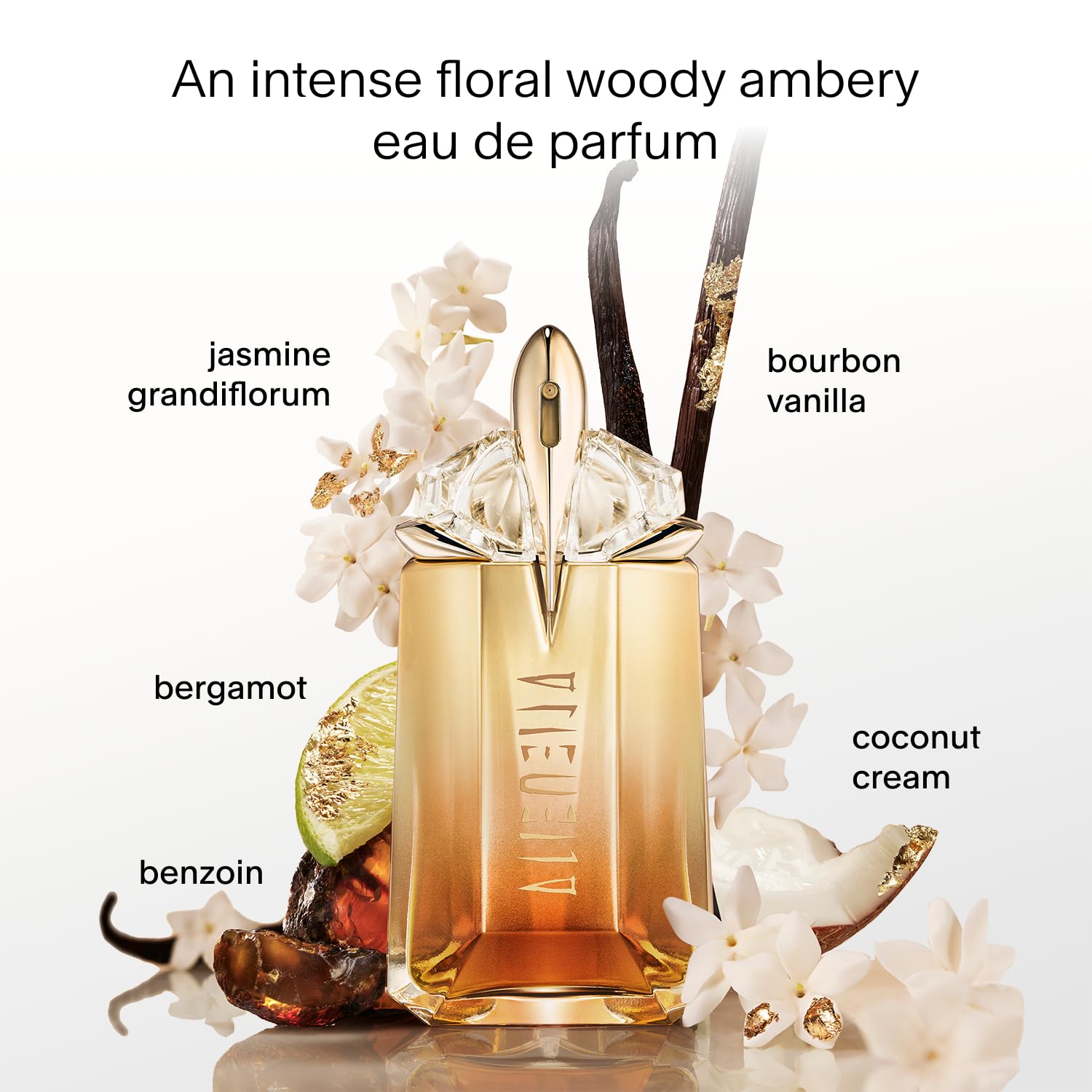MUGLER Alien Goddess Intense - Eau de Parfum - Women's Perfume - Floral & Woody - With Bergamot, Jasmine, and Vanilla - Long Lasting Fragrance: 1 Fl Oz (Pack of 1)